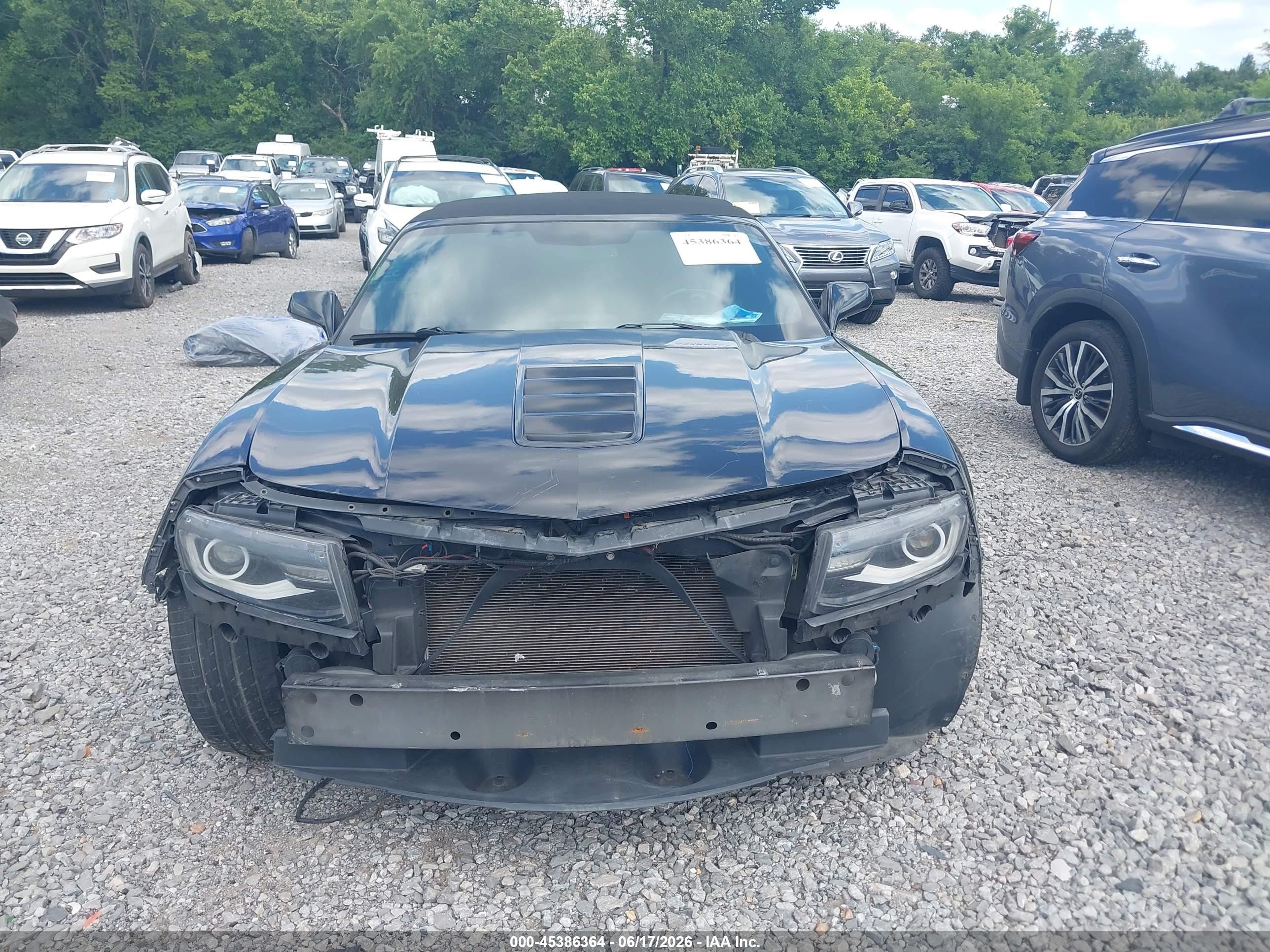 2014 Chevrolet Camaro 2ss Black vin: 2G1FK3DJ4E9323658