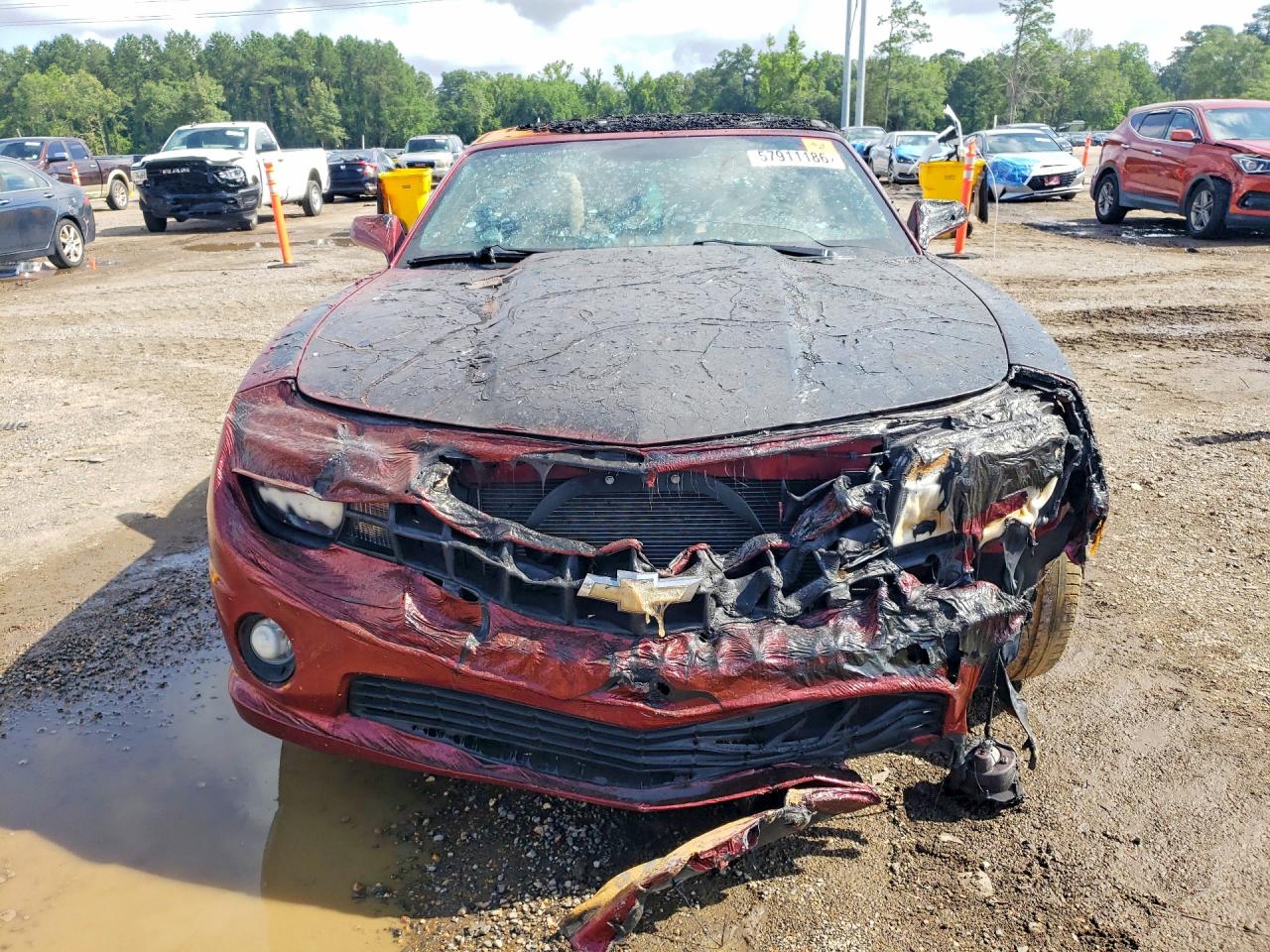 2011 Chevrolet Camaro 2ss Burgundy vin: 2G1FK3DJ5B9163284