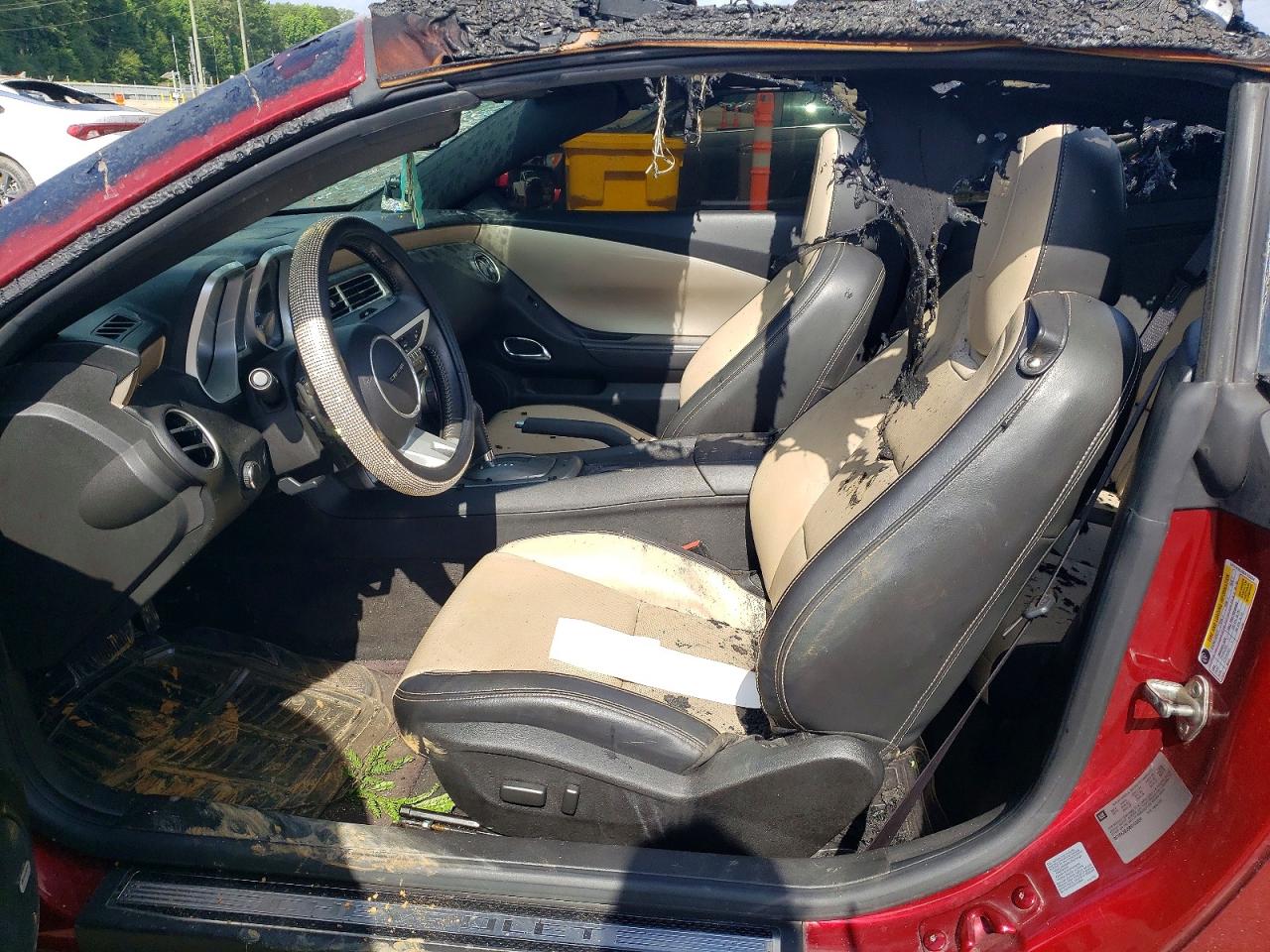 2011 Chevrolet Camaro 2ss Burgundy vin: 2G1FK3DJ5B9163284