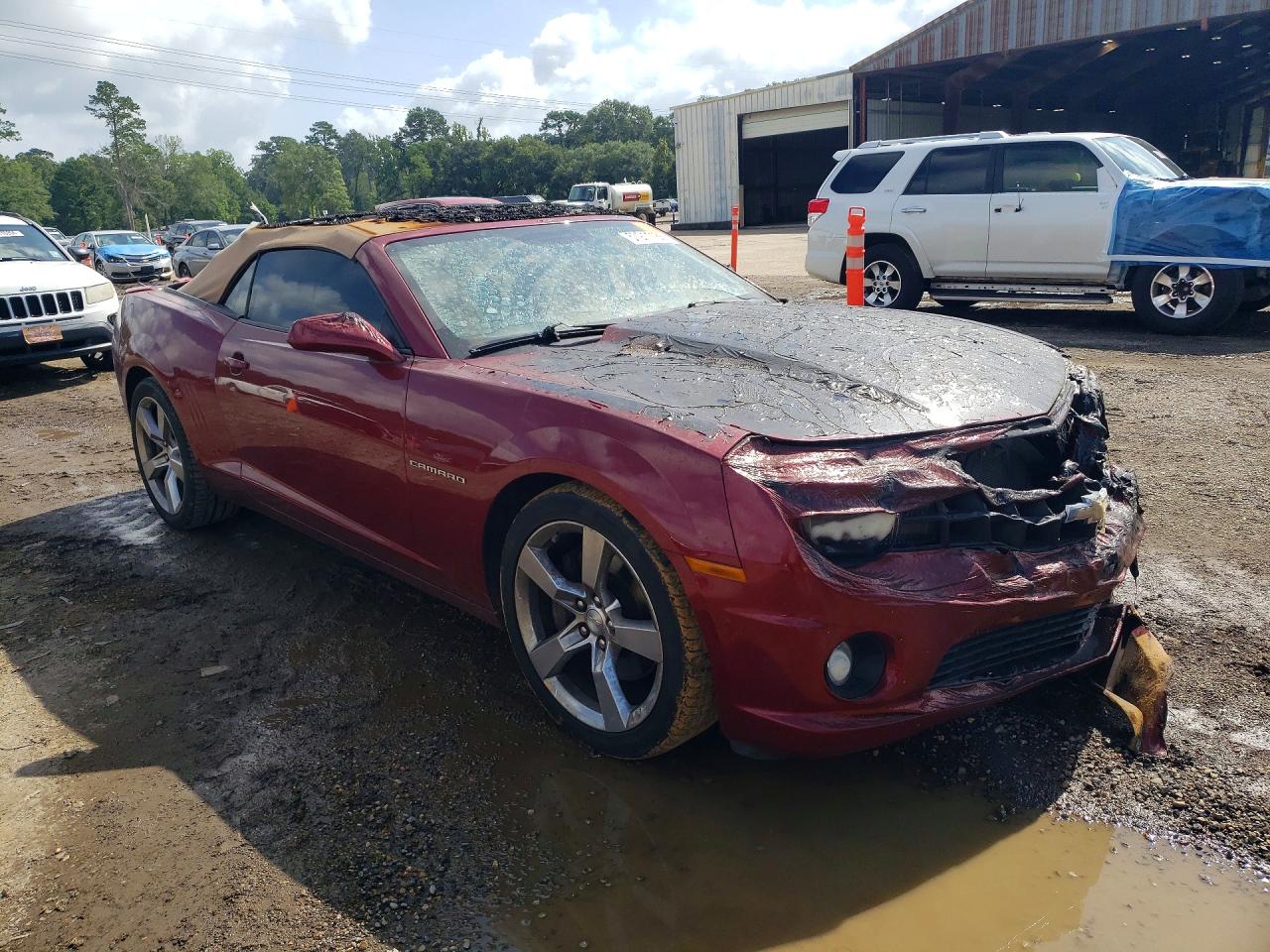 2011 Chevrolet Camaro 2ss Burgundy vin: 2G1FK3DJ5B9163284