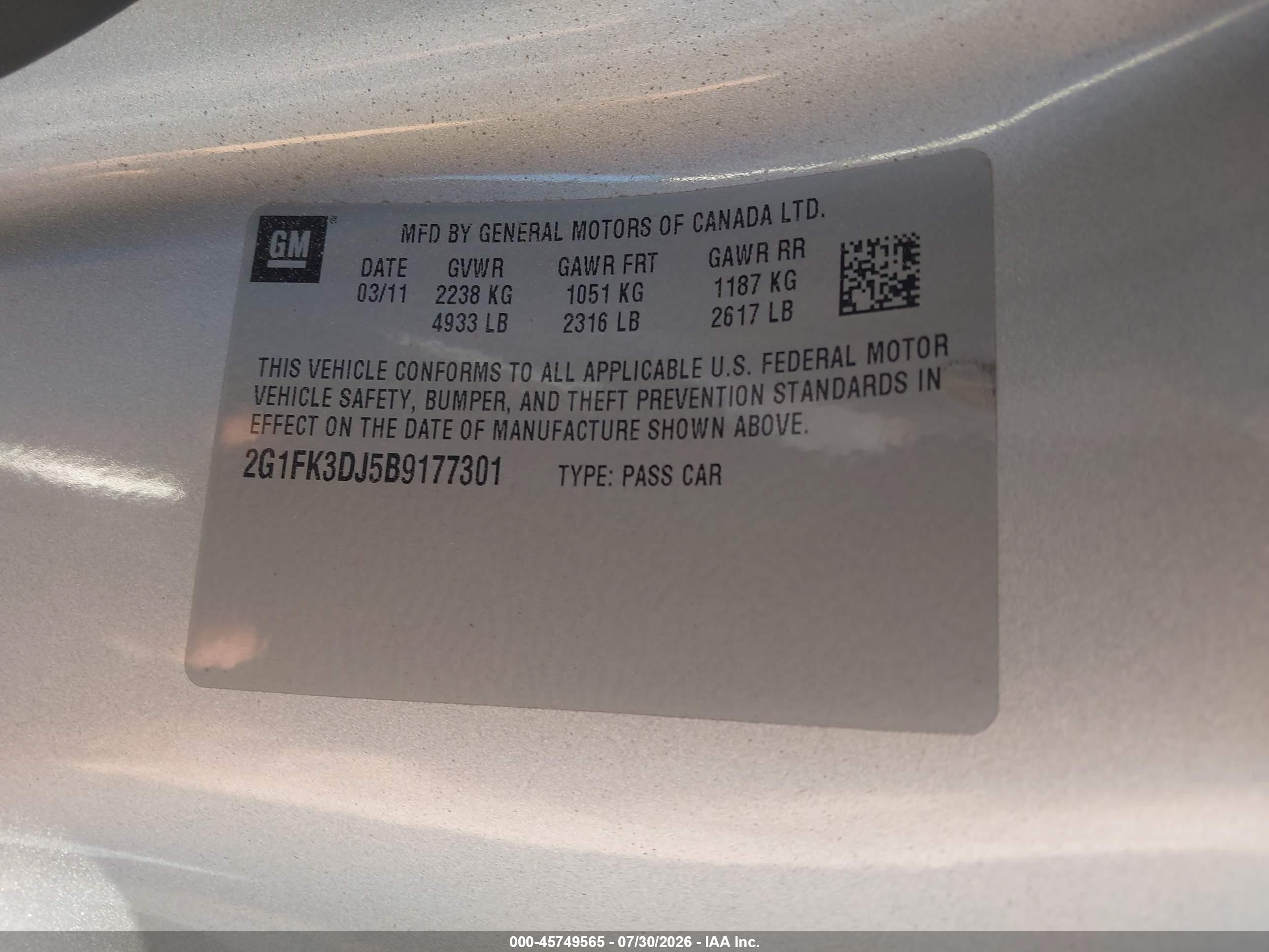 2011 Chevrolet Camaro 2ss Purple vin: 2G1FK3DJ5B9177301