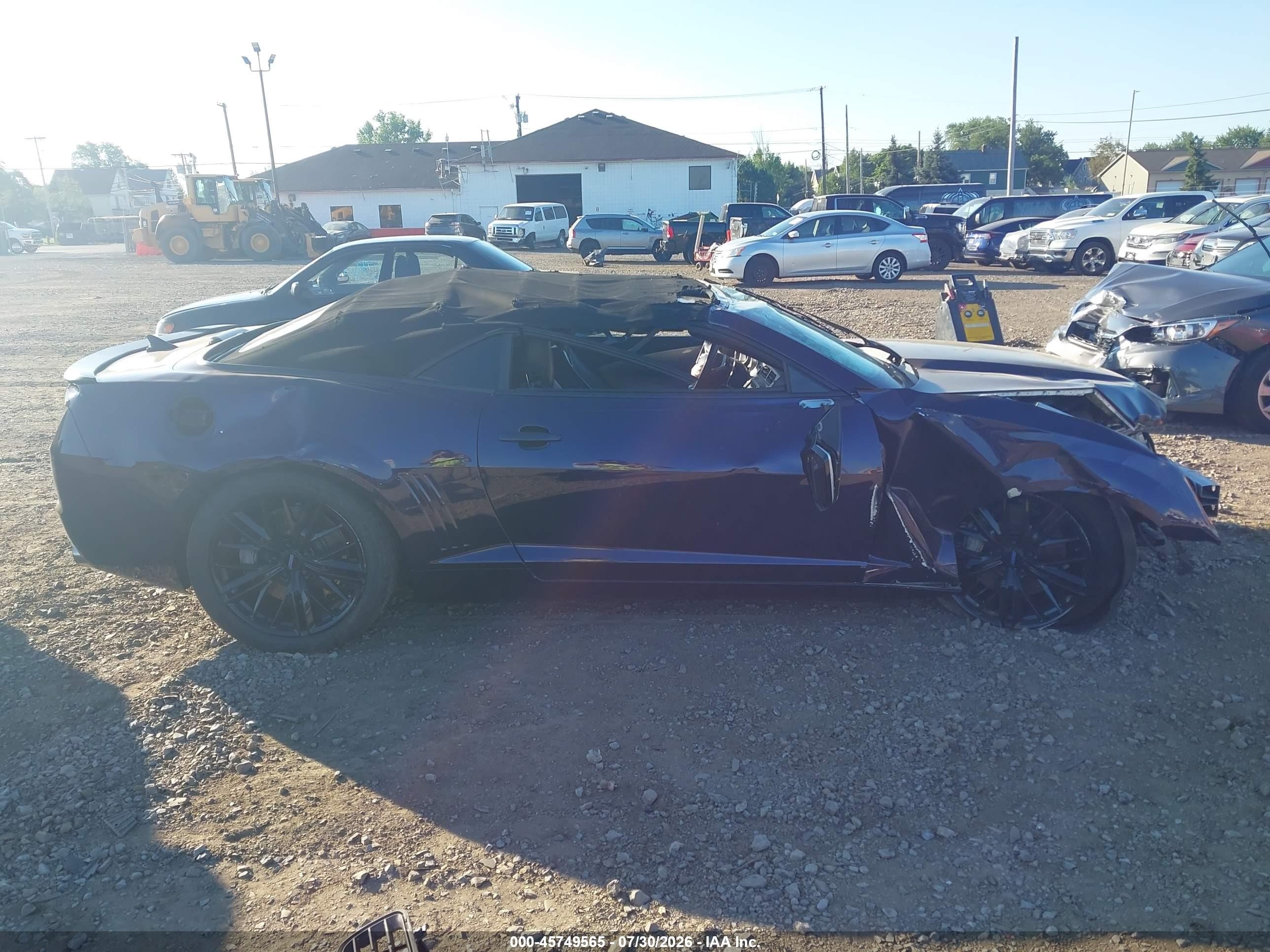 2011 Chevrolet Camaro 2ss Purple vin: 2G1FK3DJ5B9177301
