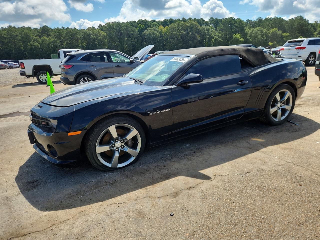 2012 Chevrolet Camaro 2ss Black vin: 2G1FK3DJ5C9137303