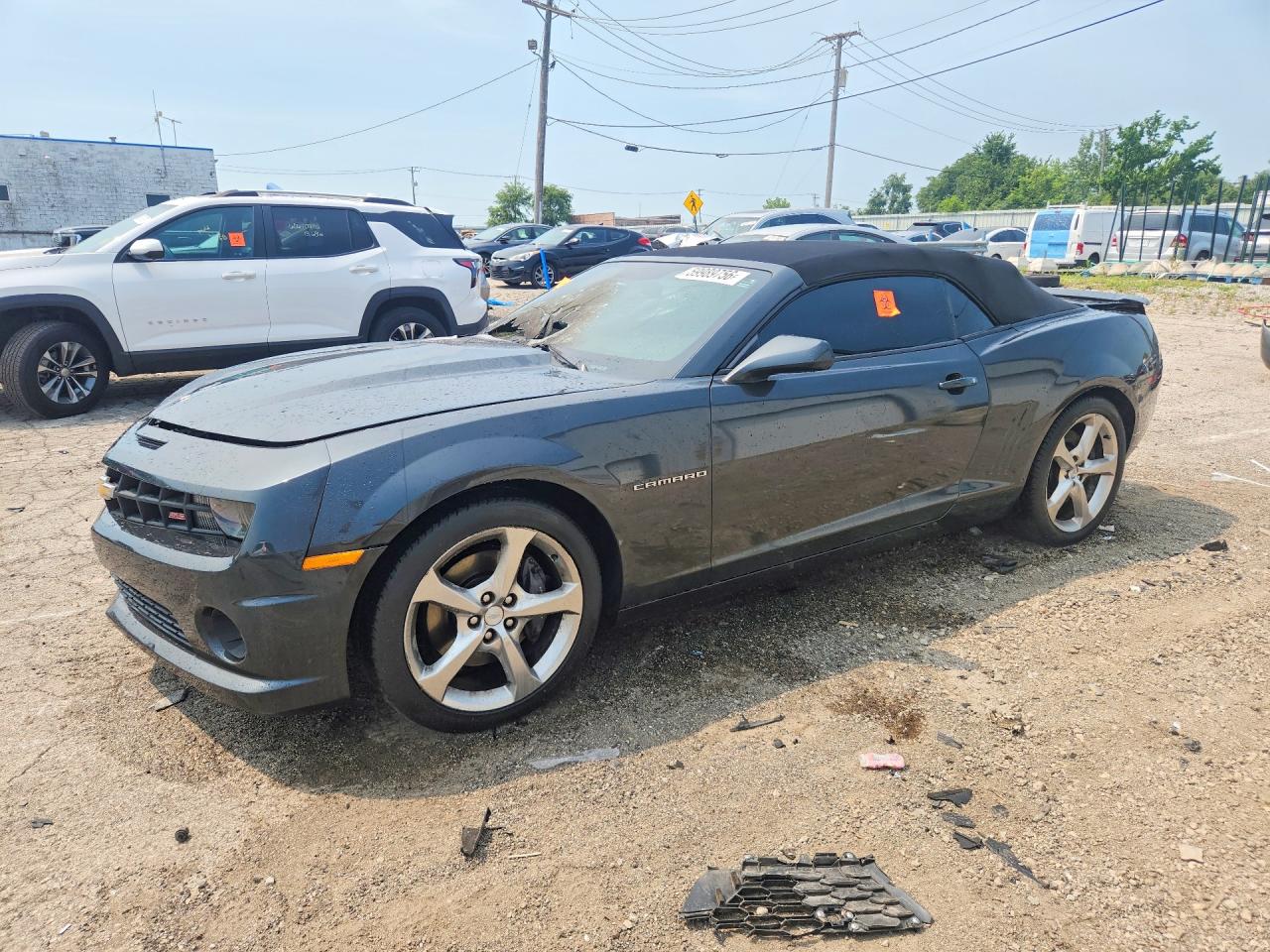 2013 Chevrolet Camaro 2ss Charcoal vin: 2G1FK3DJ6D9149767