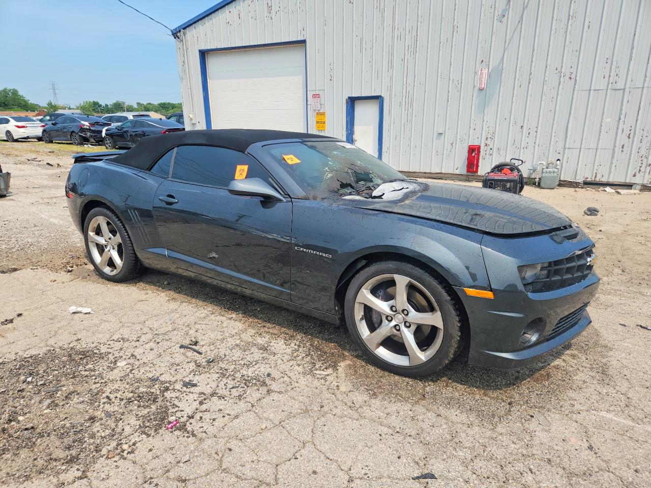 2013 Chevrolet Camaro 2ss Charcoal vin: 2G1FK3DJ6D9149767