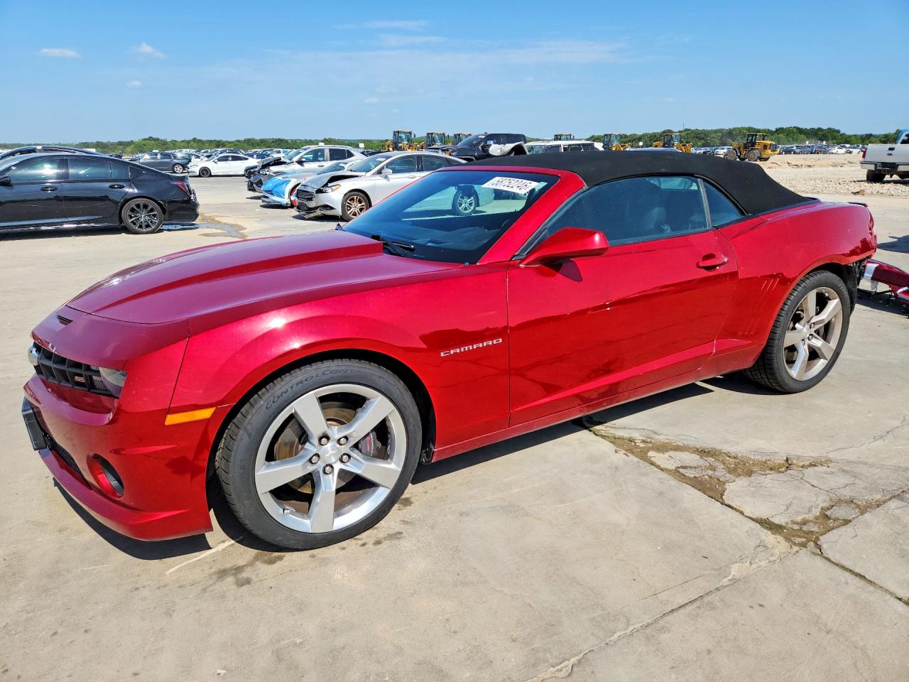 2013 Chevrolet Camaro 2ss Red vin: 2G1FK3DJ6D9169792