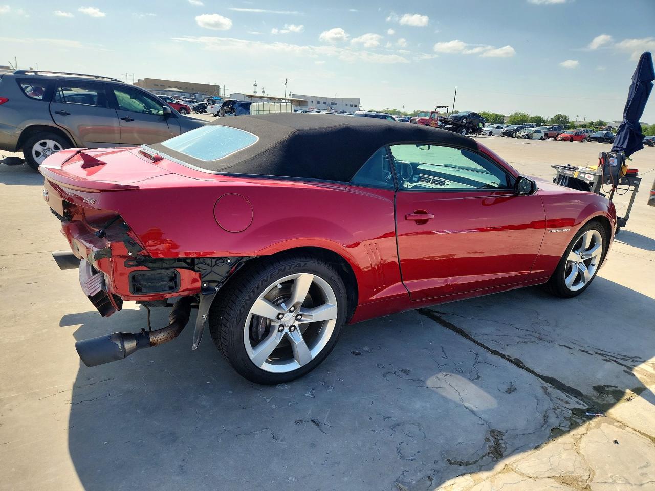 2013 Chevrolet Camaro 2ss Red vin: 2G1FK3DJ6D9169792