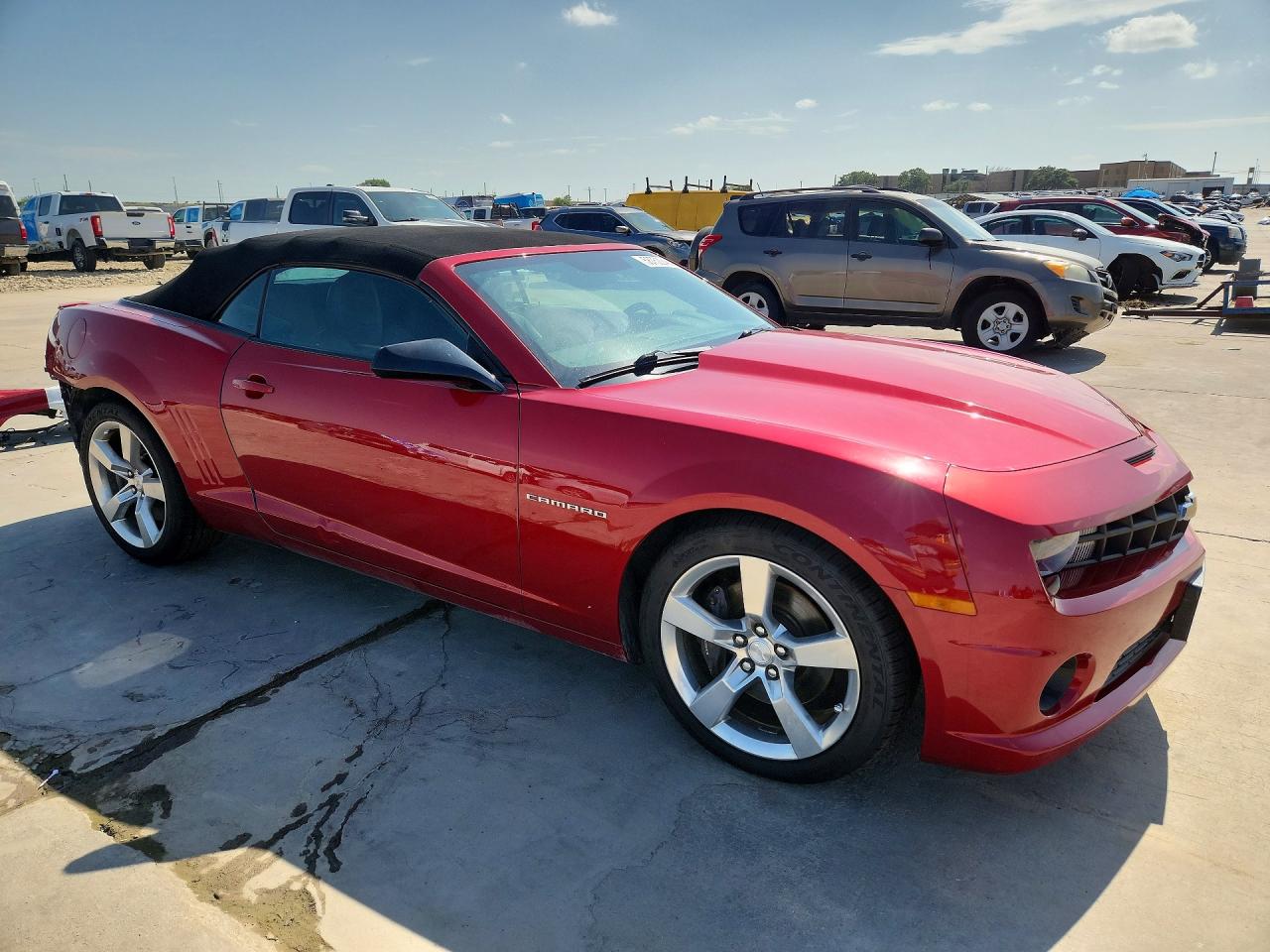 2013 Chevrolet Camaro 2ss Red vin: 2G1FK3DJ6D9169792
