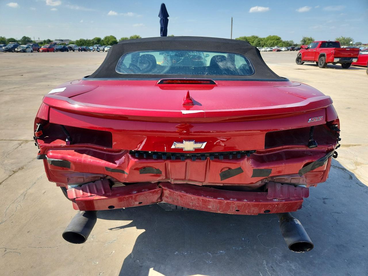 2013 Chevrolet Camaro 2ss Red vin: 2G1FK3DJ6D9169792