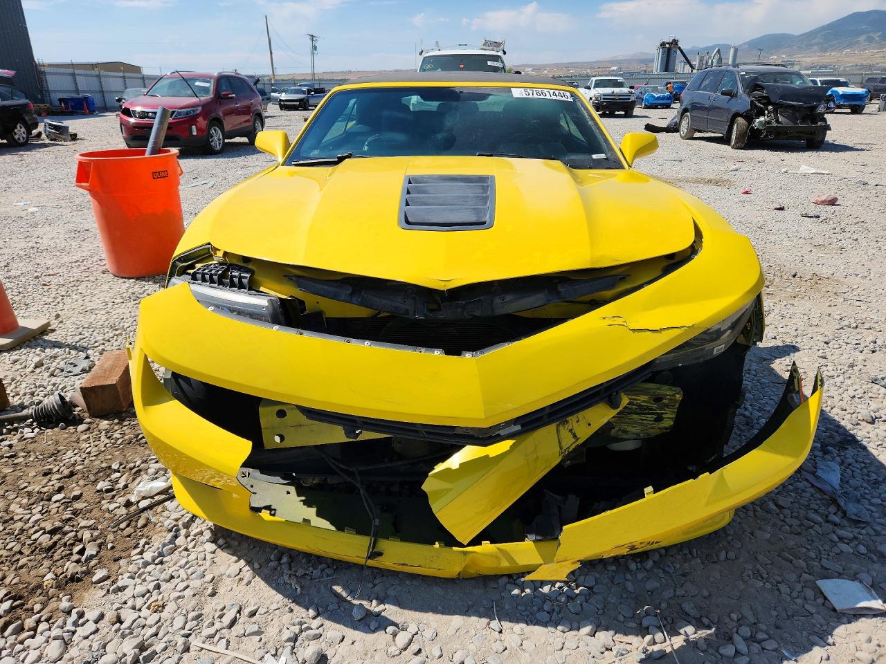 2015 Chevrolet Camaro 2ss Yellow vin: 2G1FK3DJ6F9151604