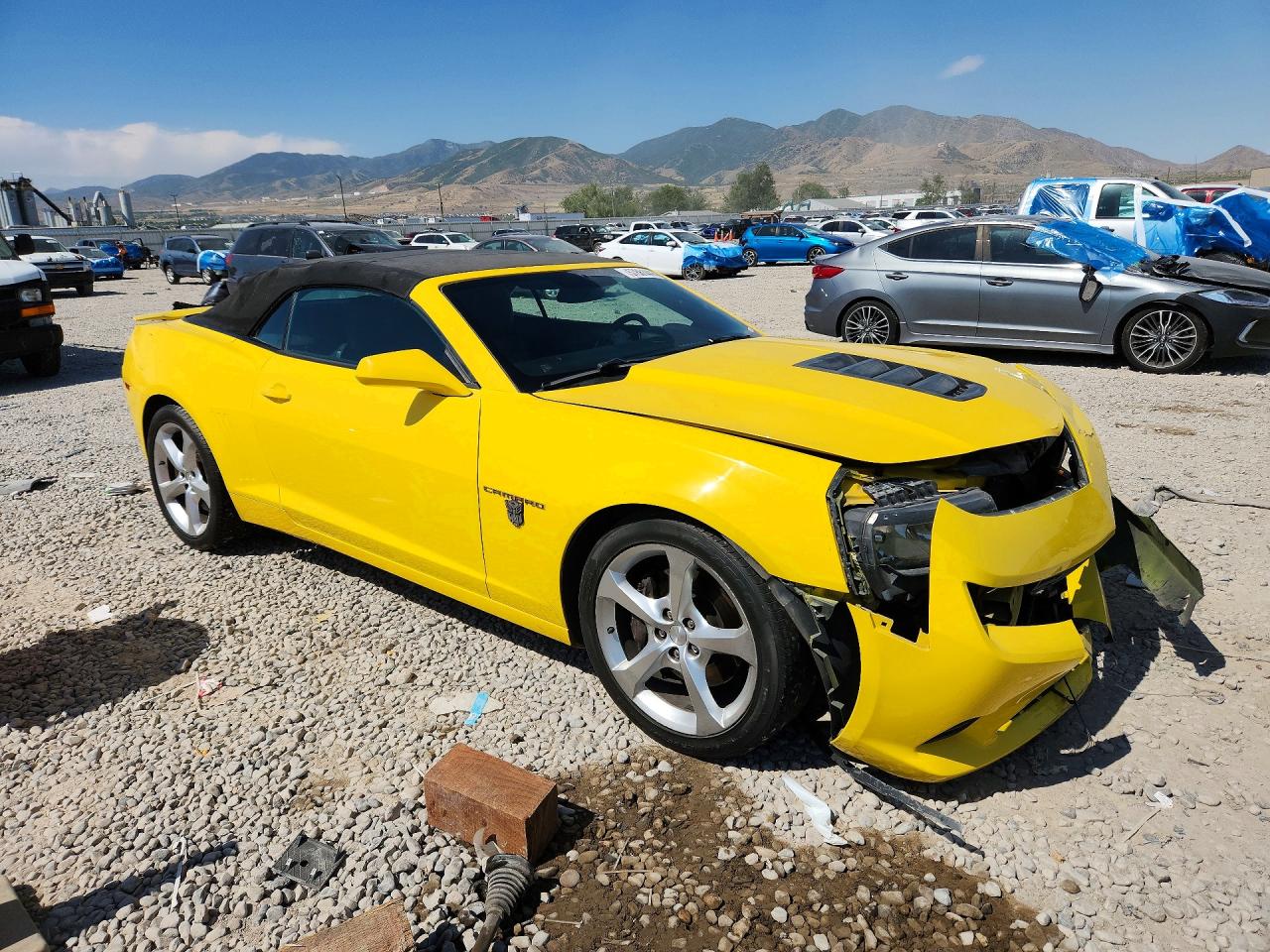 2015 Chevrolet Camaro 2ss Yellow vin: 2G1FK3DJ6F9151604
