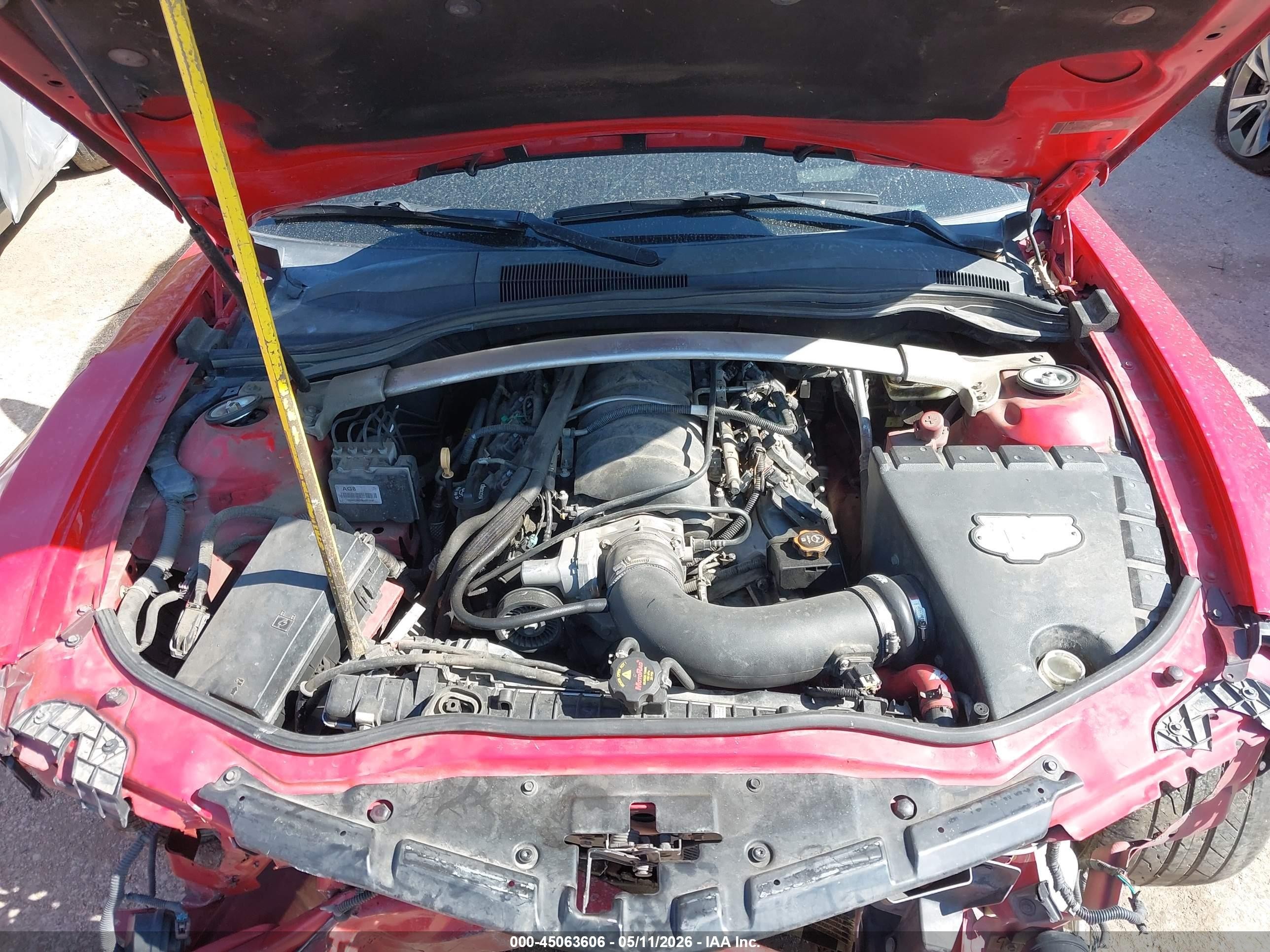2011 Chevrolet Camaro 2ss Red vin: 2G1FK3DJ7B9211898
