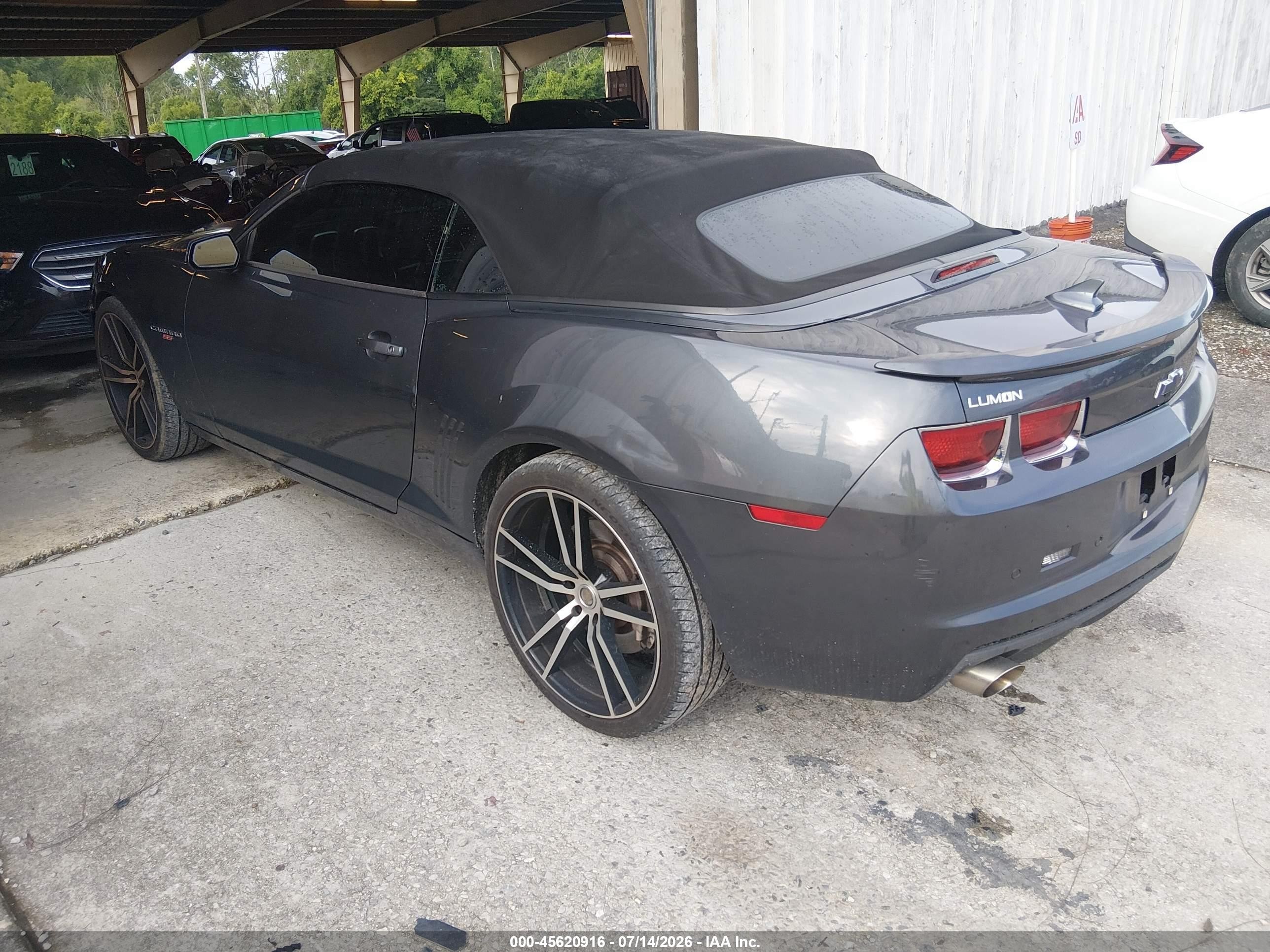 2011 Chevrolet Camaro 2ss Black vin: 2G1FK3DJ8B9162579