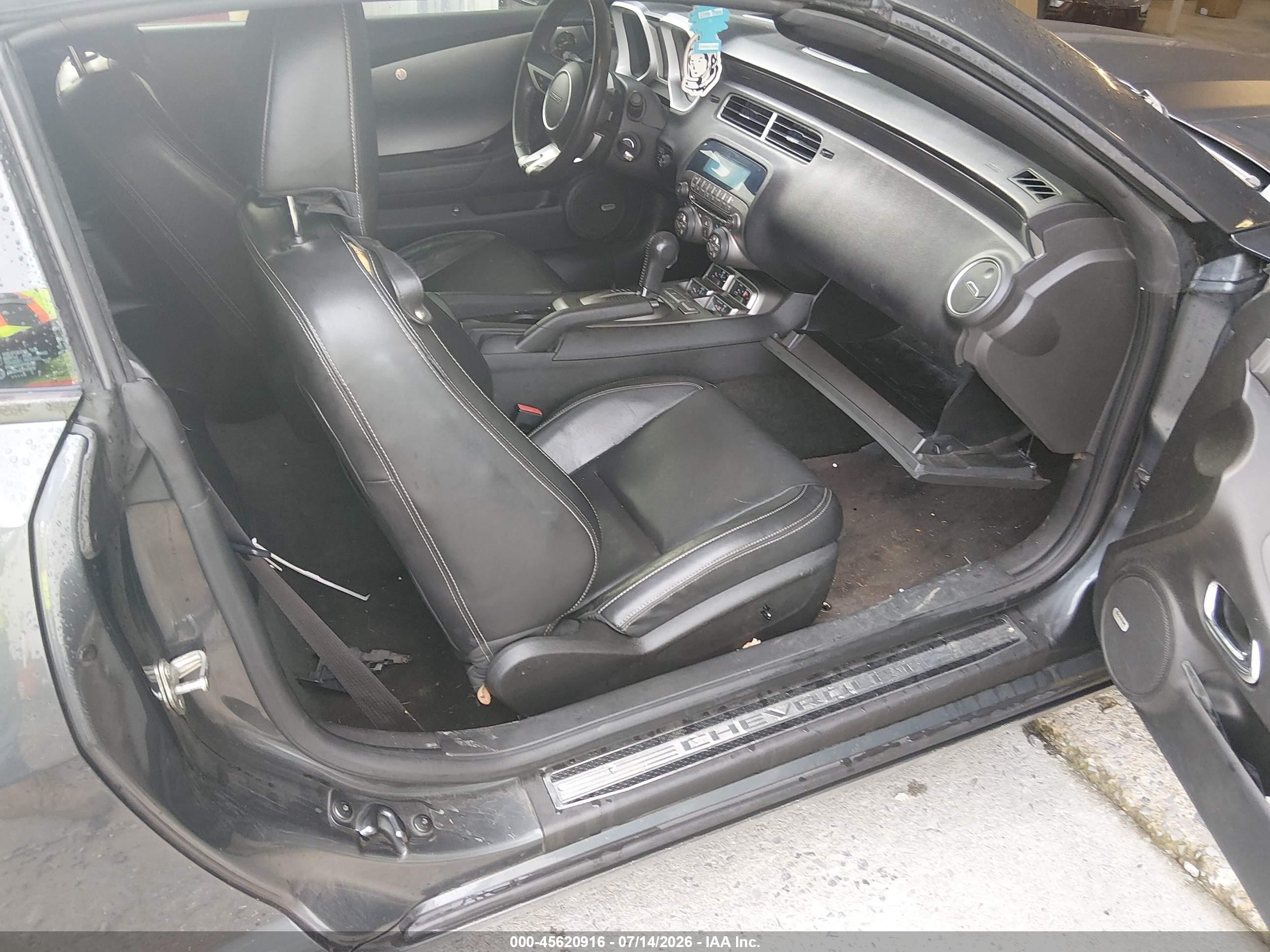 2011 Chevrolet Camaro 2ss Black vin: 2G1FK3DJ8B9162579
