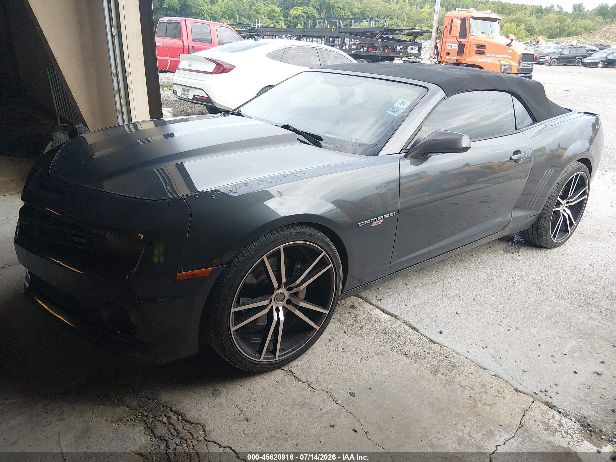 2011 Chevrolet Camaro 2ss Black vin: 2G1FK3DJ8B9162579
