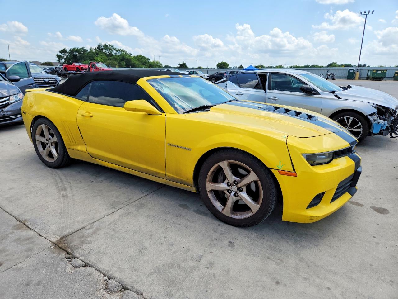 2014 Chevrolet Camaro 2ss Yellow vin: 2G1FK3DJ8E9295069