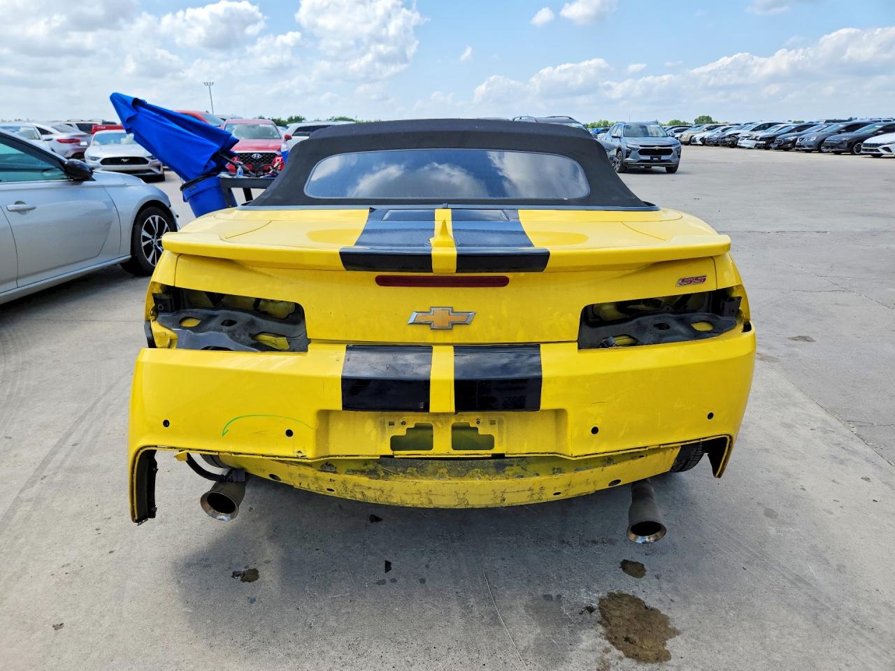 2014 Chevrolet Camaro 2ss Yellow vin: 2G1FK3DJ8E9295069