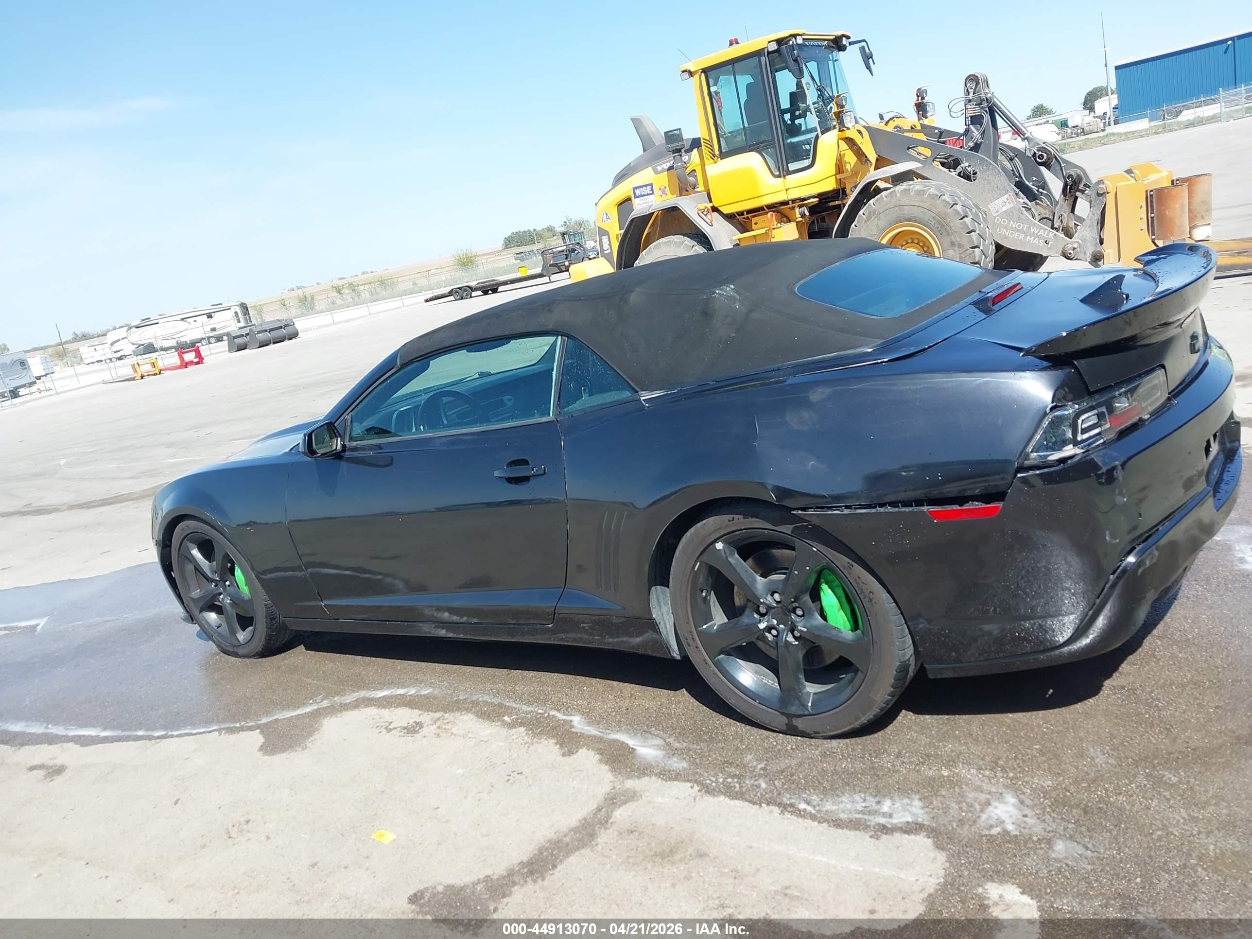 2015 Chevrolet Camaro 2ss Black vin: 2G1FK3DJ8F9204884