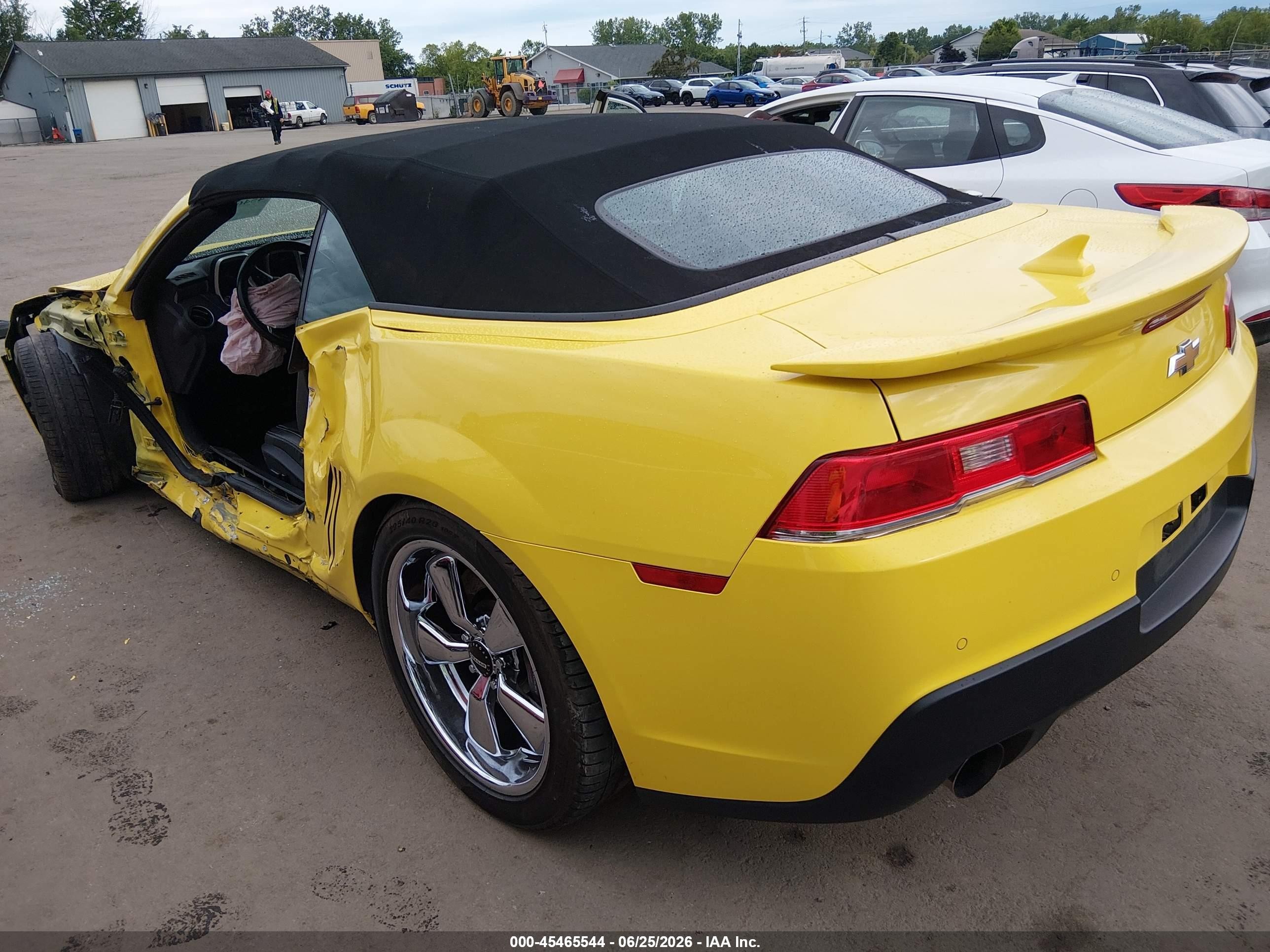 2015 Chevrolet Camaro 2ss Yellow vin: 2G1FK3DJ8F9254412