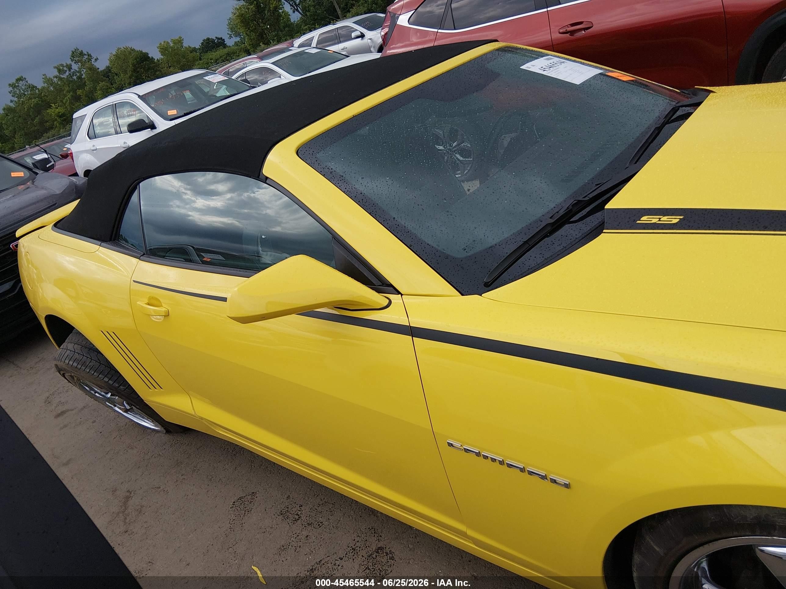 2015 Chevrolet Camaro 2ss Yellow vin: 2G1FK3DJ8F9254412