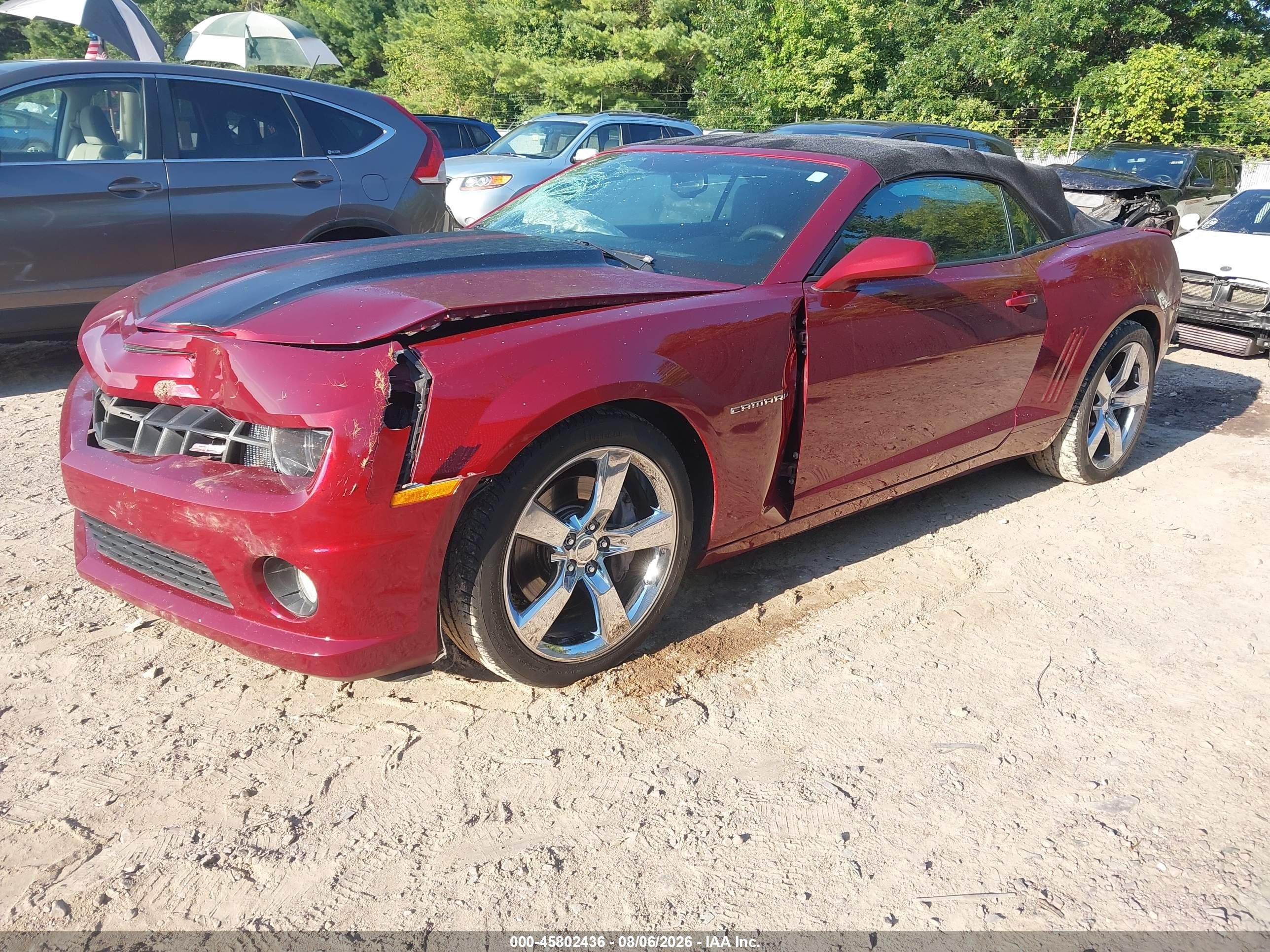 2011 Chevrolet Camaro 2ss Красный vin: 2G1FK3DJXB9154807