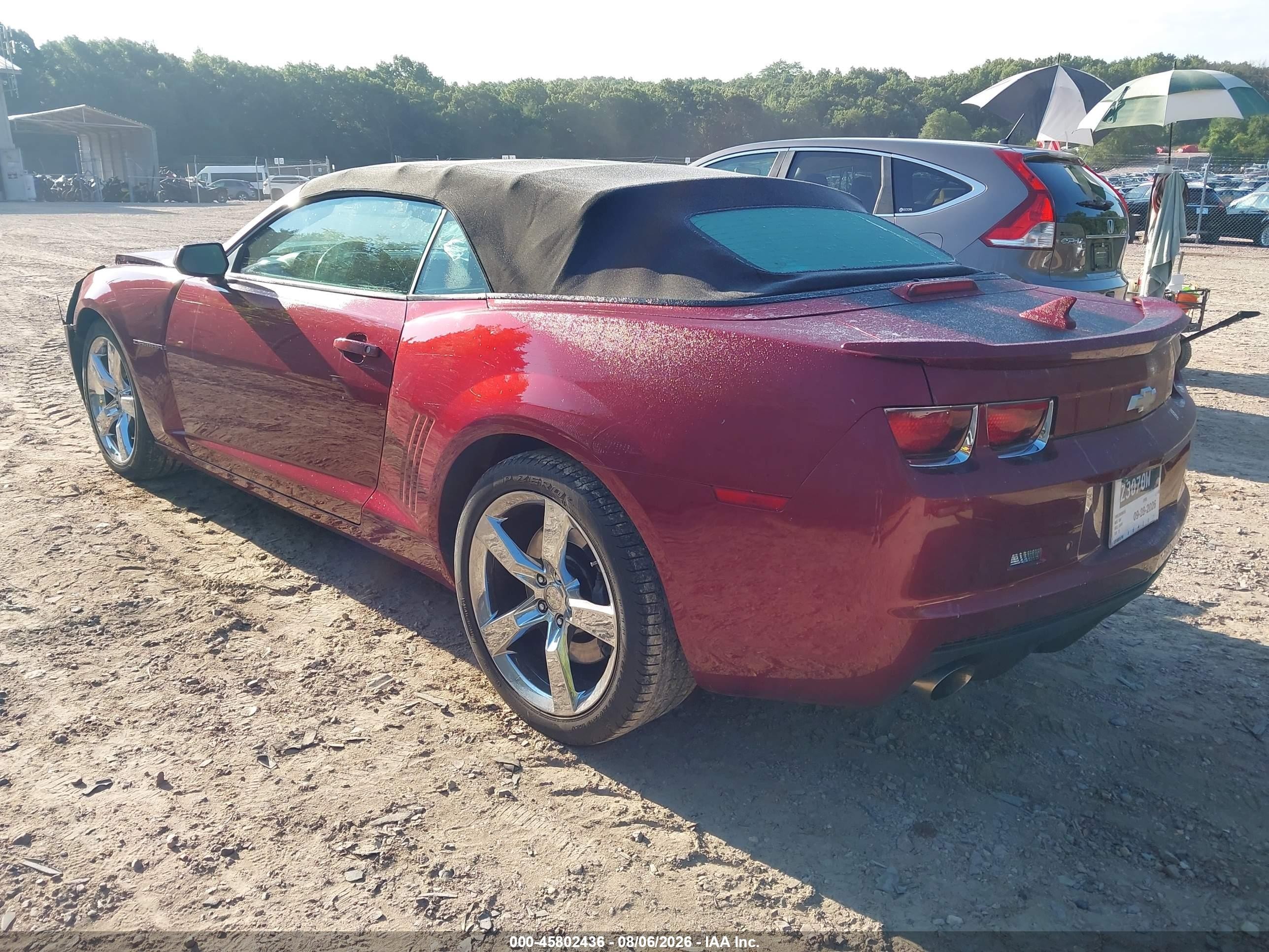 2011 Chevrolet Camaro 2ss Красный vin: 2G1FK3DJXB9154807