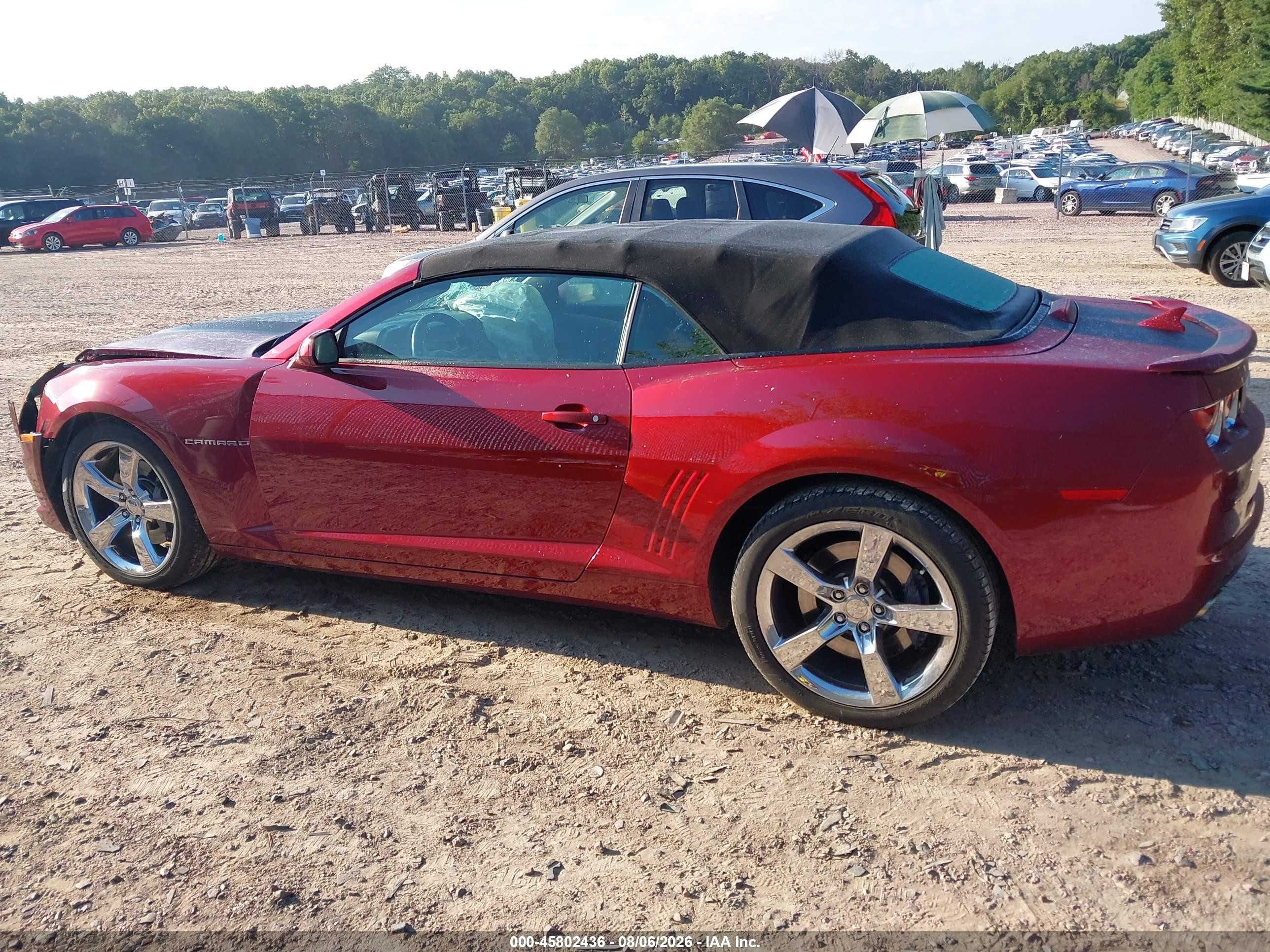 2011 Chevrolet Camaro 2ss Красный vin: 2G1FK3DJXB9154807