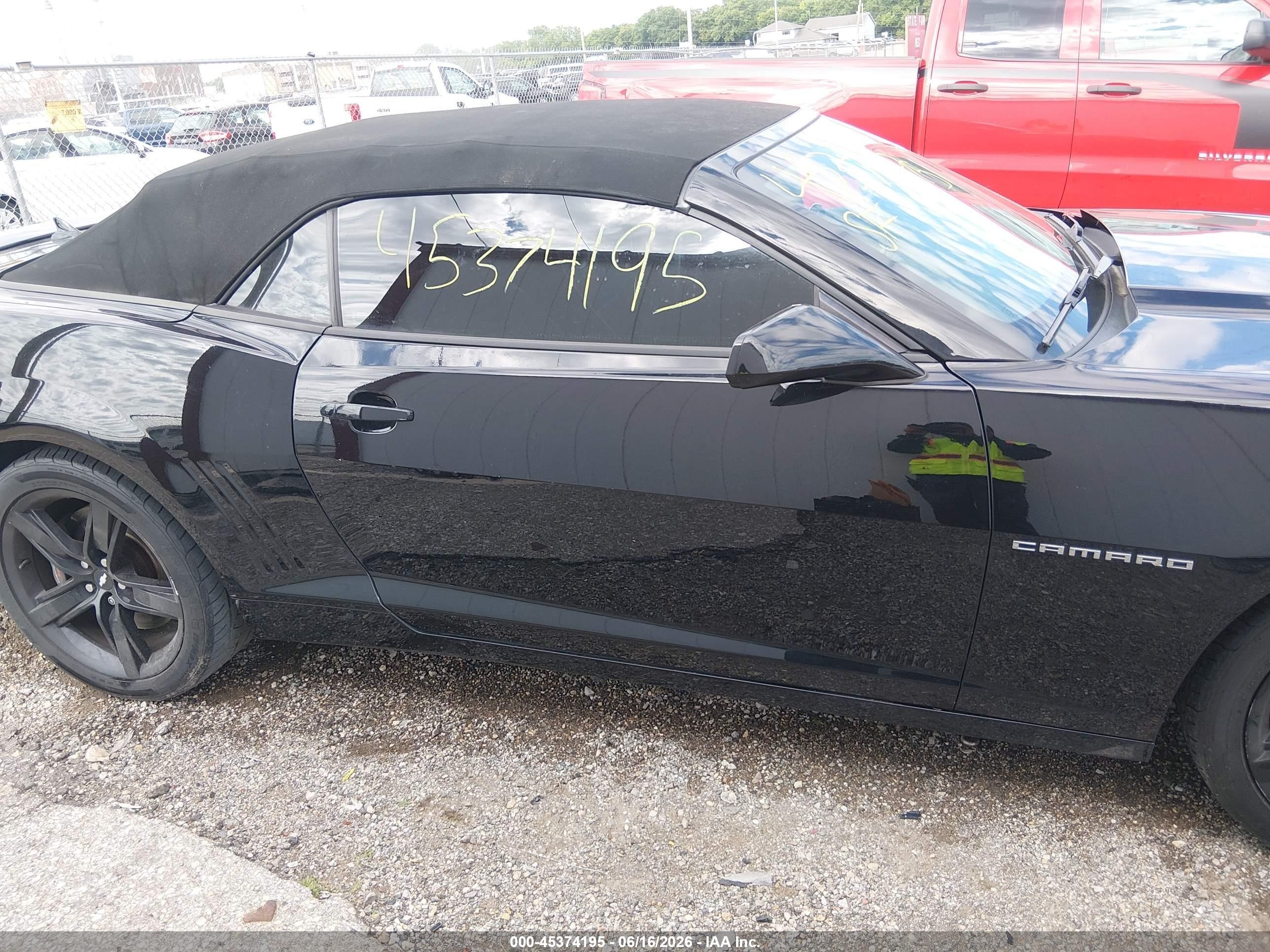 2014 Chevrolet Camaro 2ss Black vin: 2G1FK3DJXE9278984