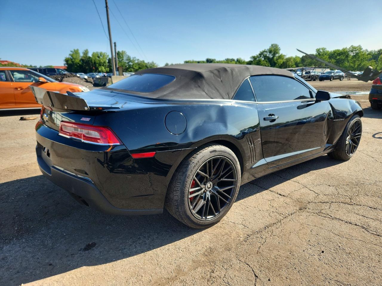 2015 Chevrolet Camaro 2ss Black vin: 2G1FK3DJXF9108853
