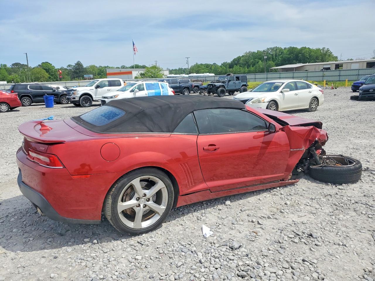 2015 Chevrolet Camaro 2ss Burgundy vin: 2G1FK3DJXF9213781