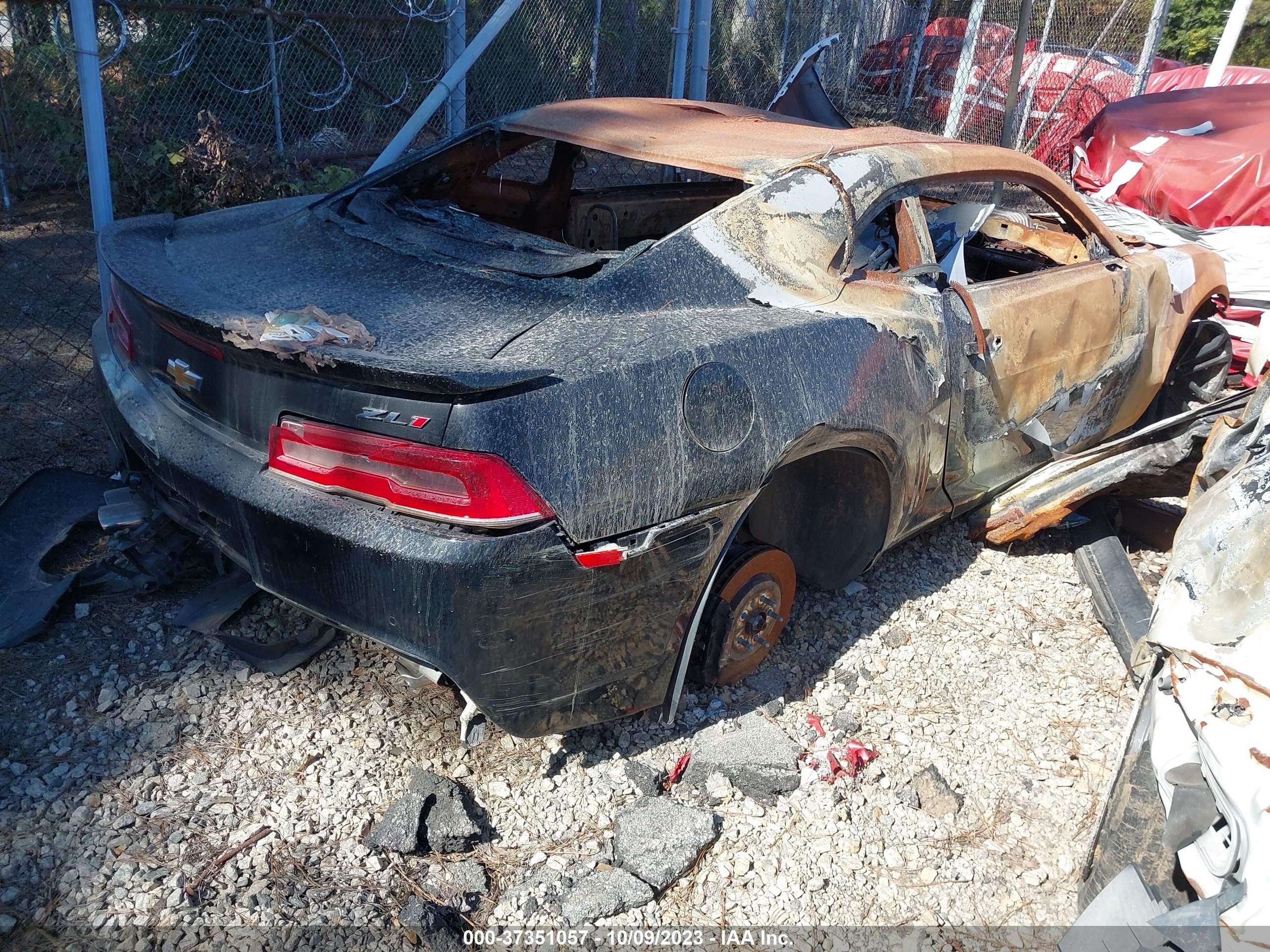 2014 Chevrolet Camaro Zl1 Черный vin: 2G1FL1EP9E9800315