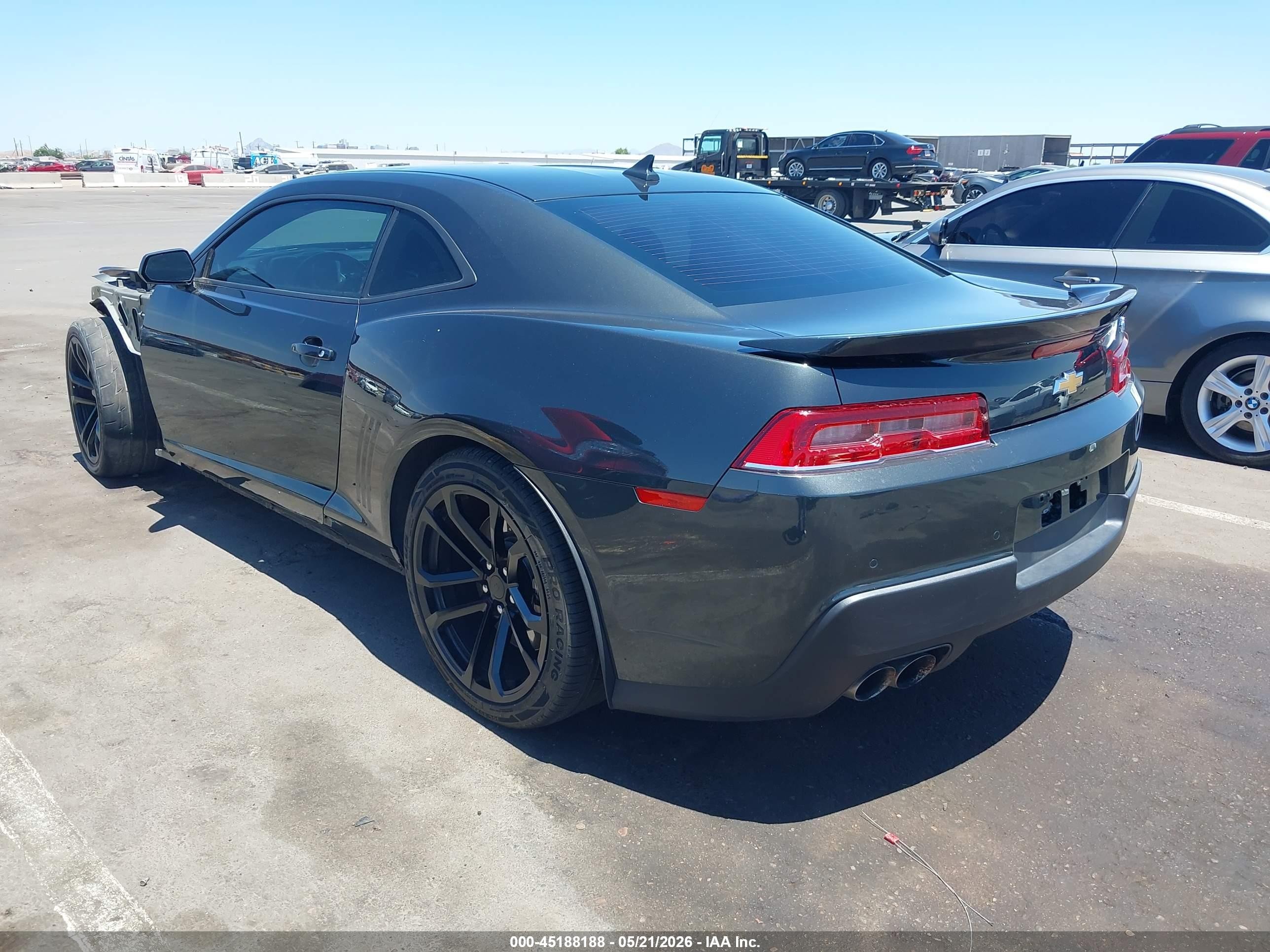 2015 Chevrolet Camaro Zl1 Серый vin: 2G1FM1EP2F9800011