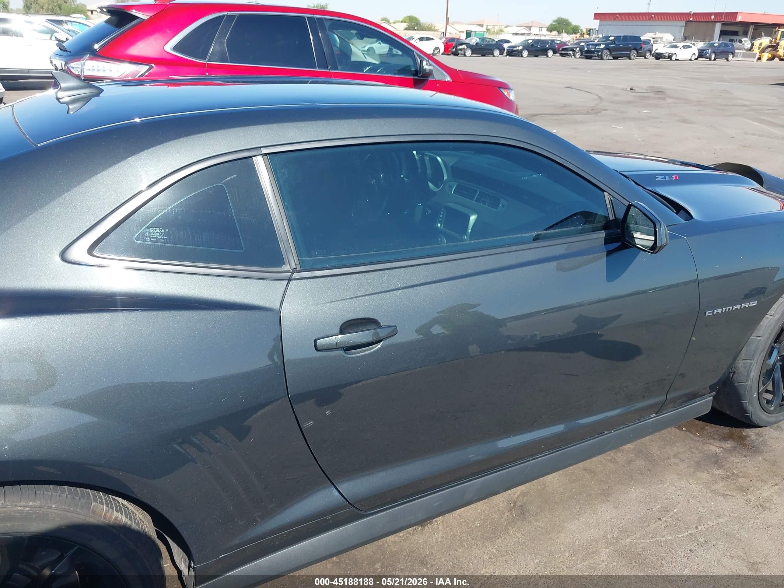 2015 Chevrolet Camaro Zl1 Серый vin: 2G1FM1EP2F9800011