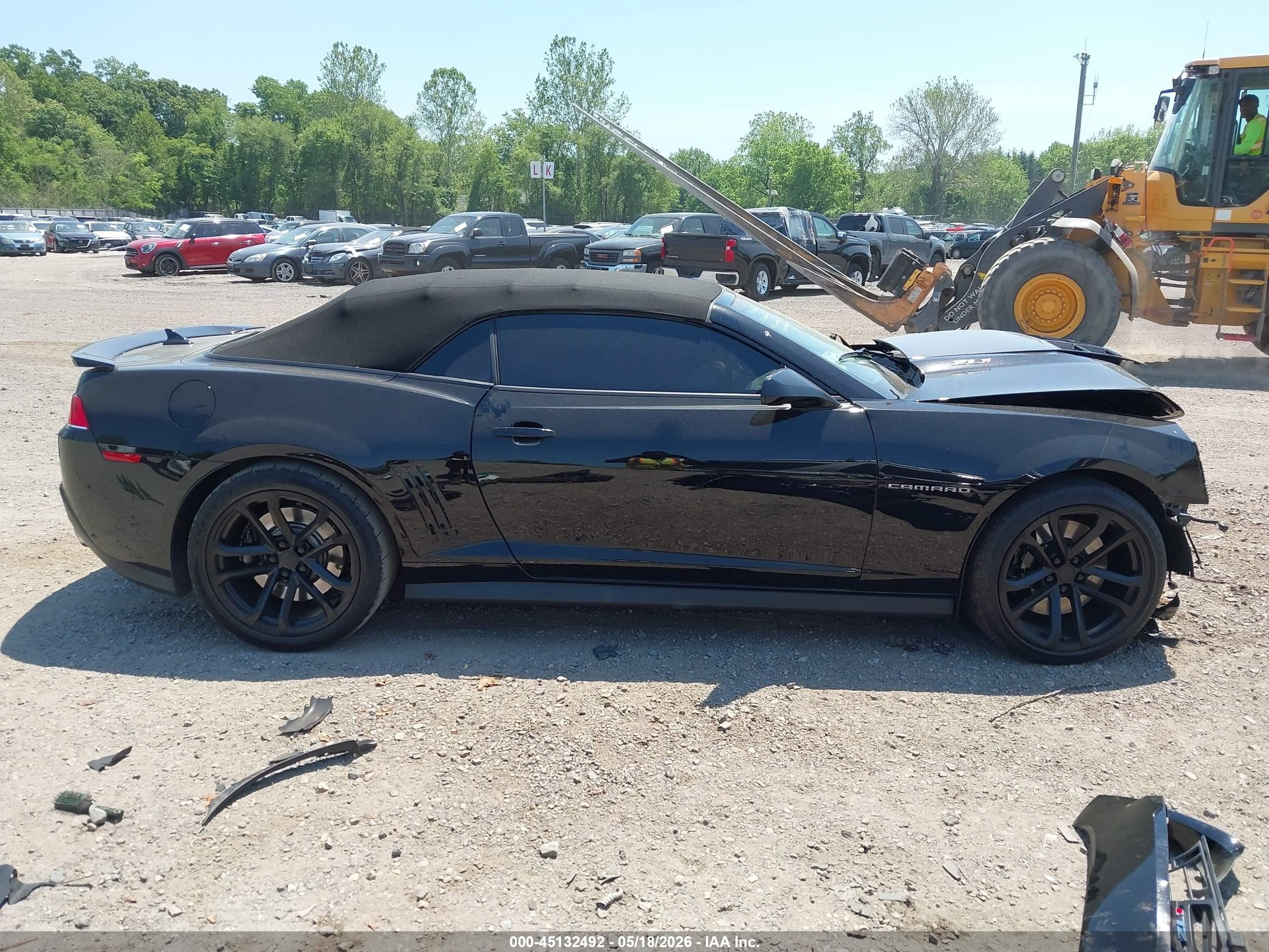 2015 Chevrolet Camaro Zl1 Black vin: 2G1FM3DP3F9801231