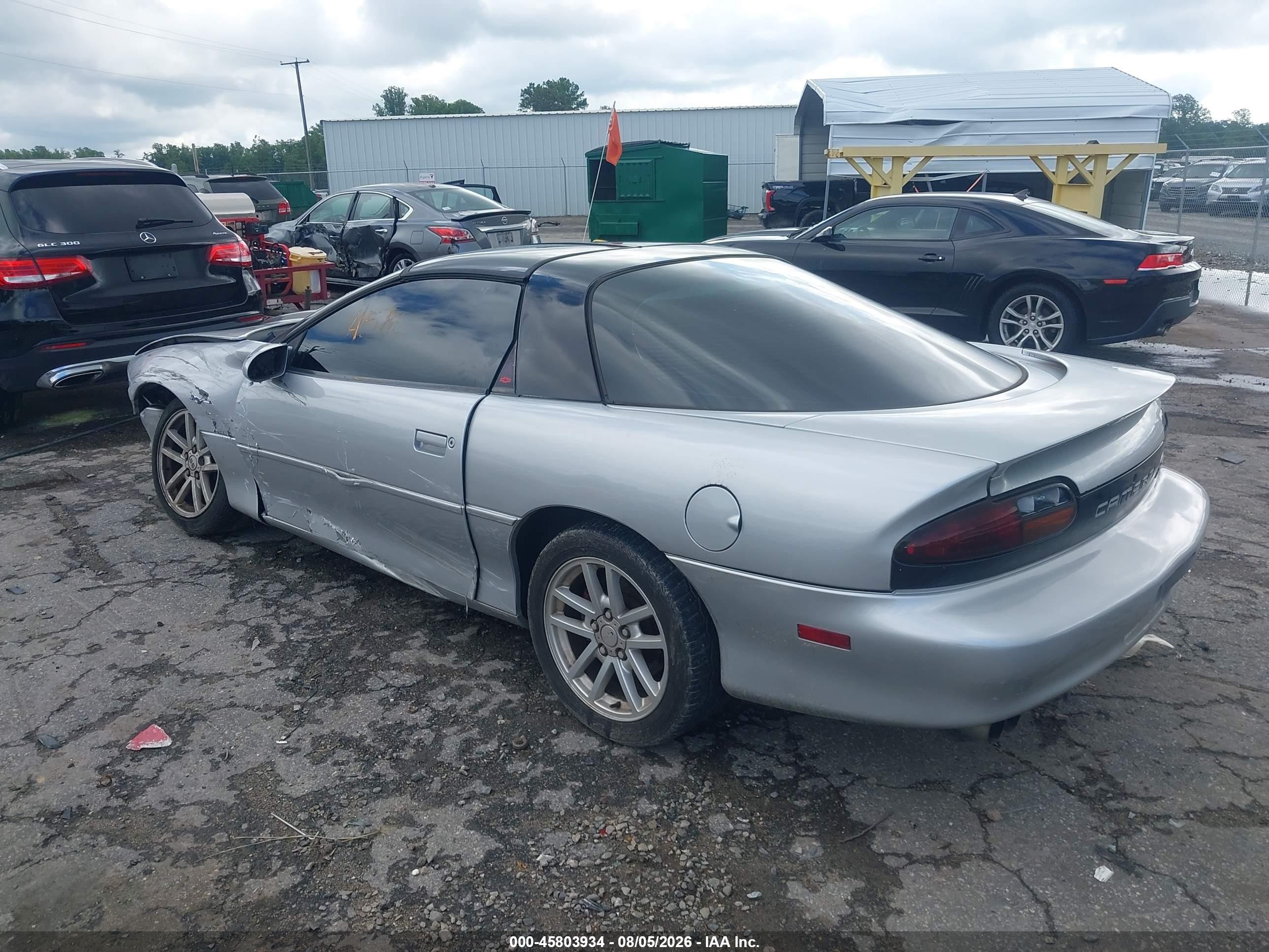 2002 Chevrolet Camaro Z28 Silver vin: 2G1FP22G022128132