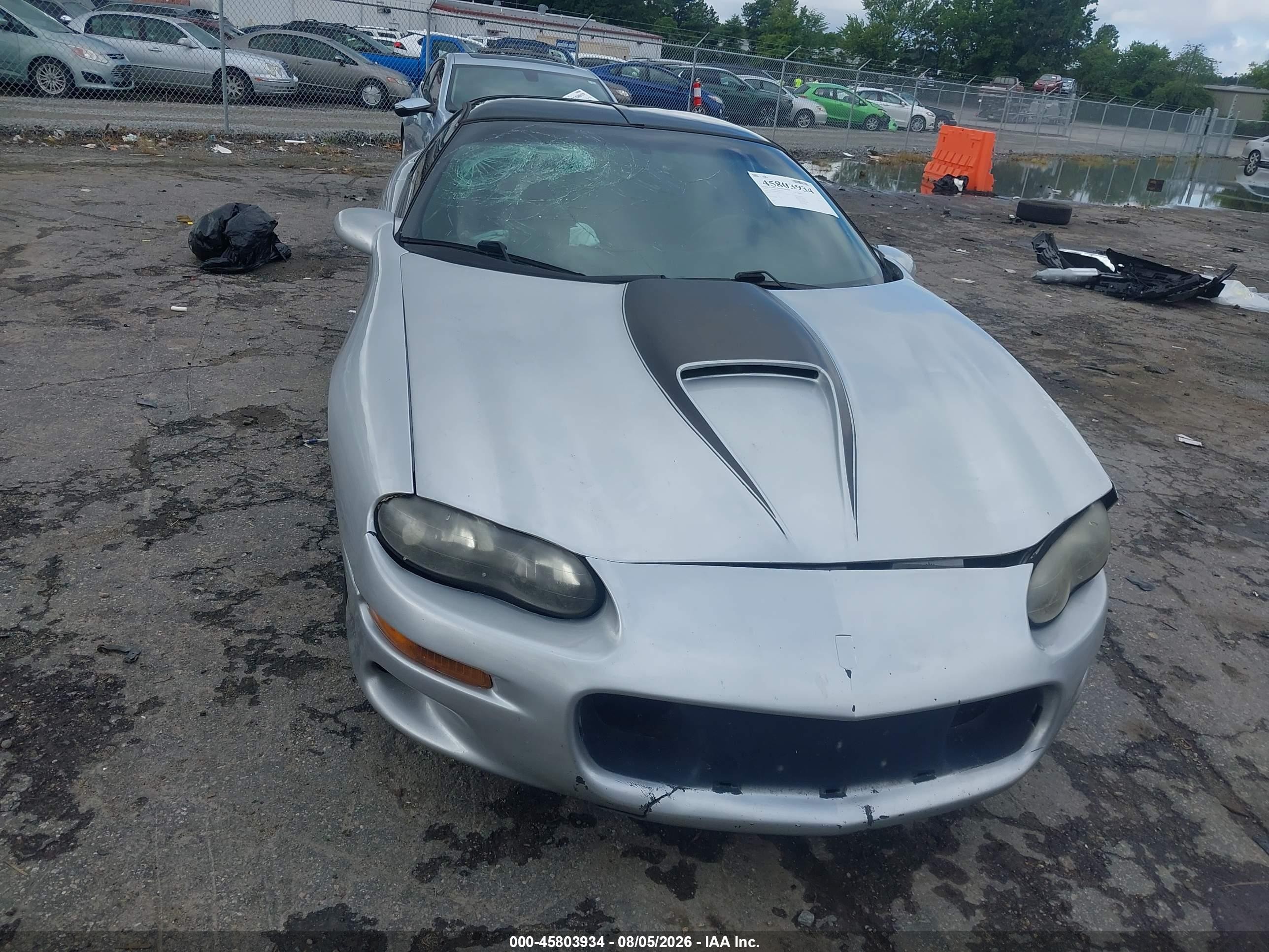2002 Chevrolet Camaro Z28 Silver vin: 2G1FP22G022128132