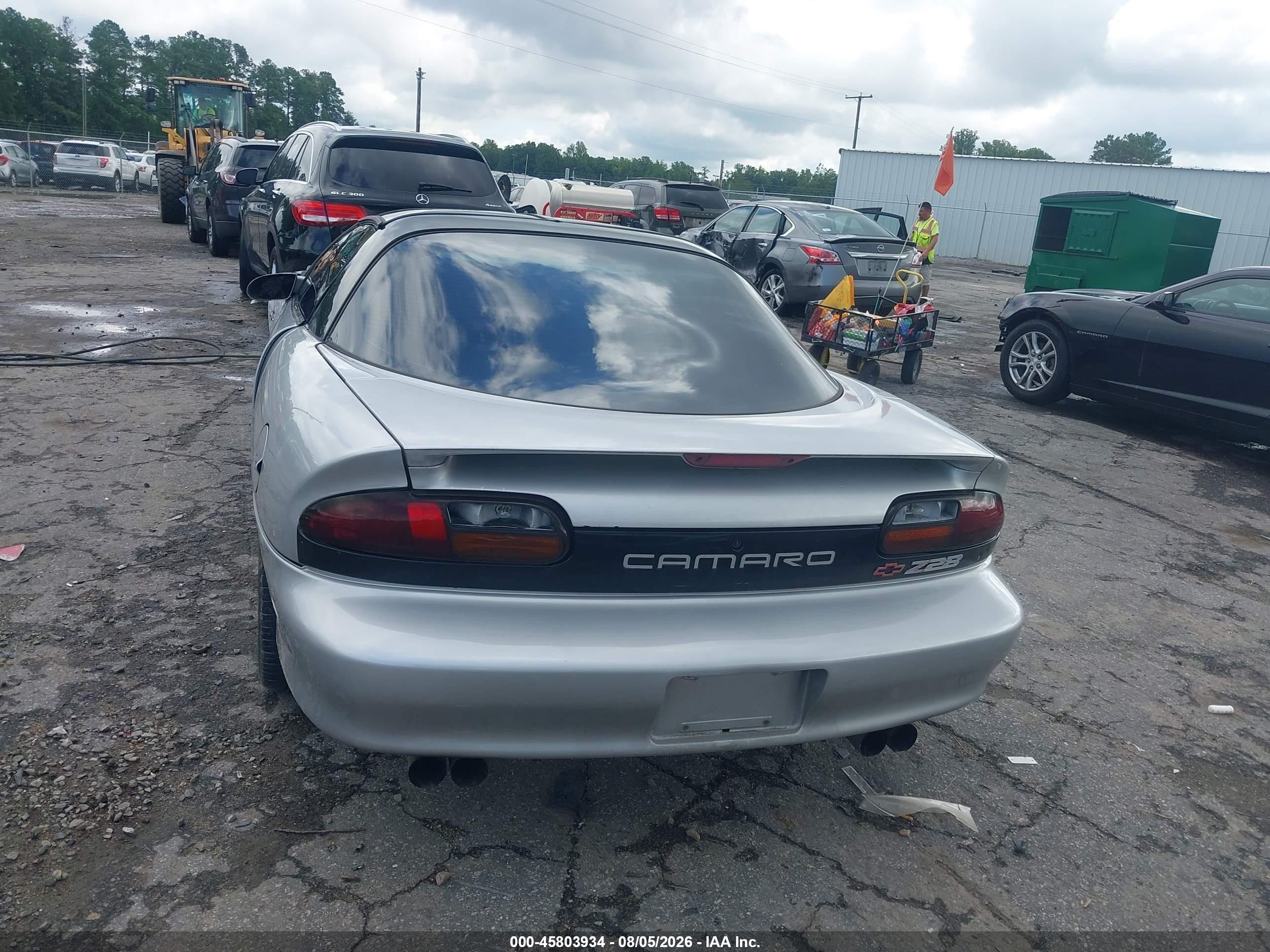 2002 Chevrolet Camaro Z28 Silver vin: 2G1FP22G022128132