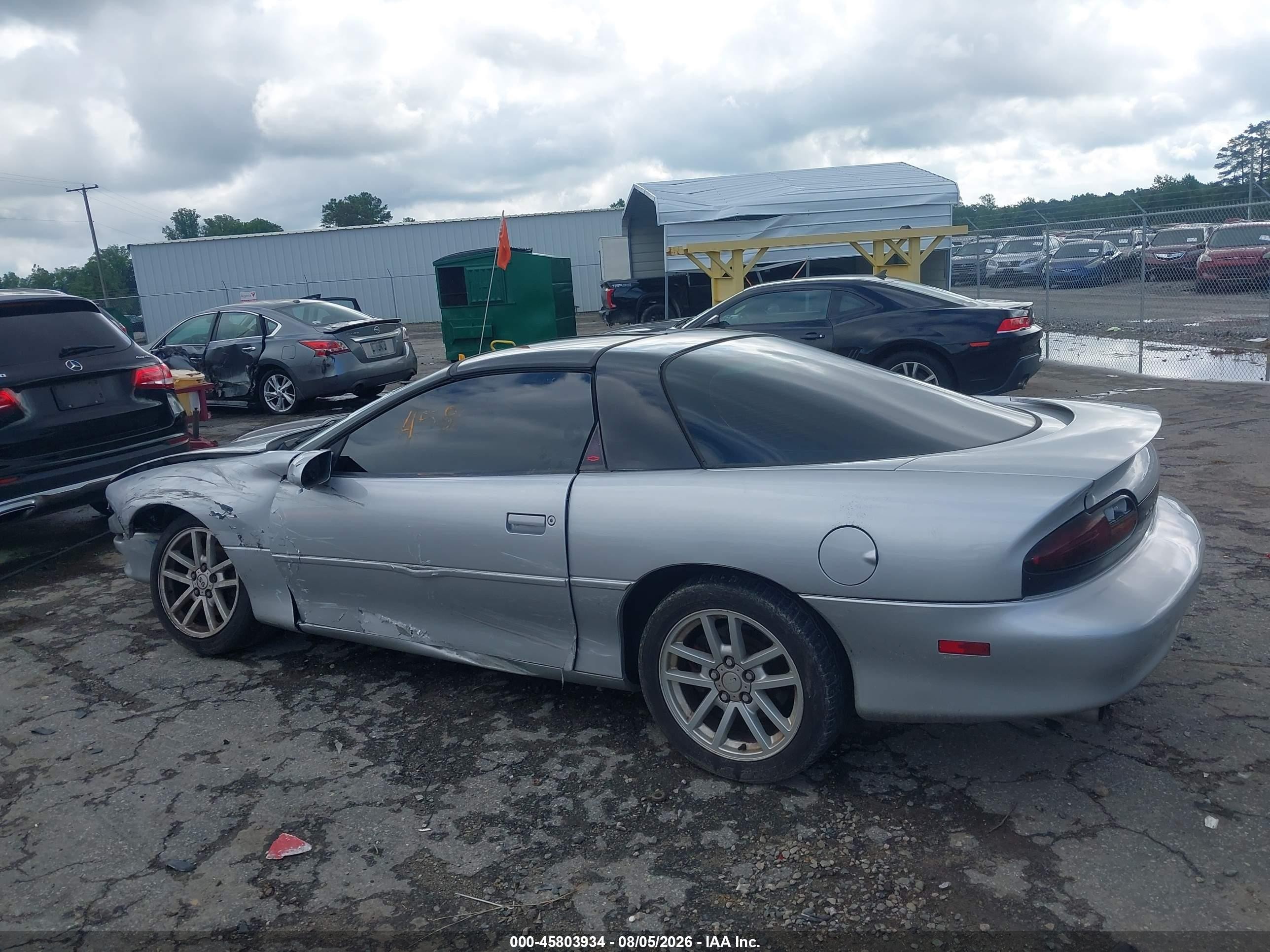 2002 Chevrolet Camaro Z28 Silver vin: 2G1FP22G022128132