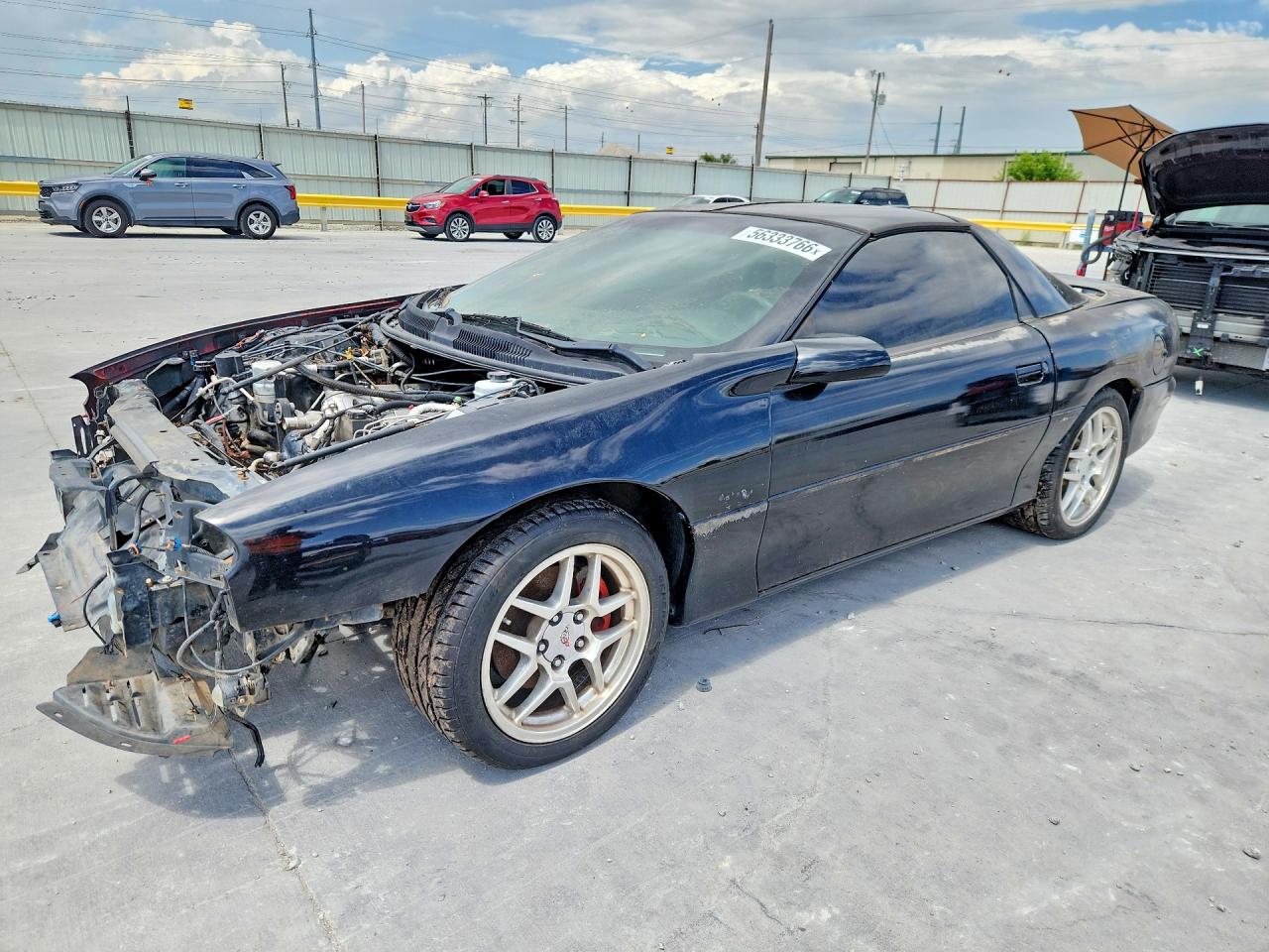 2001 Chevrolet Camaro Z28 Black vin: 2G1FP22G112101049