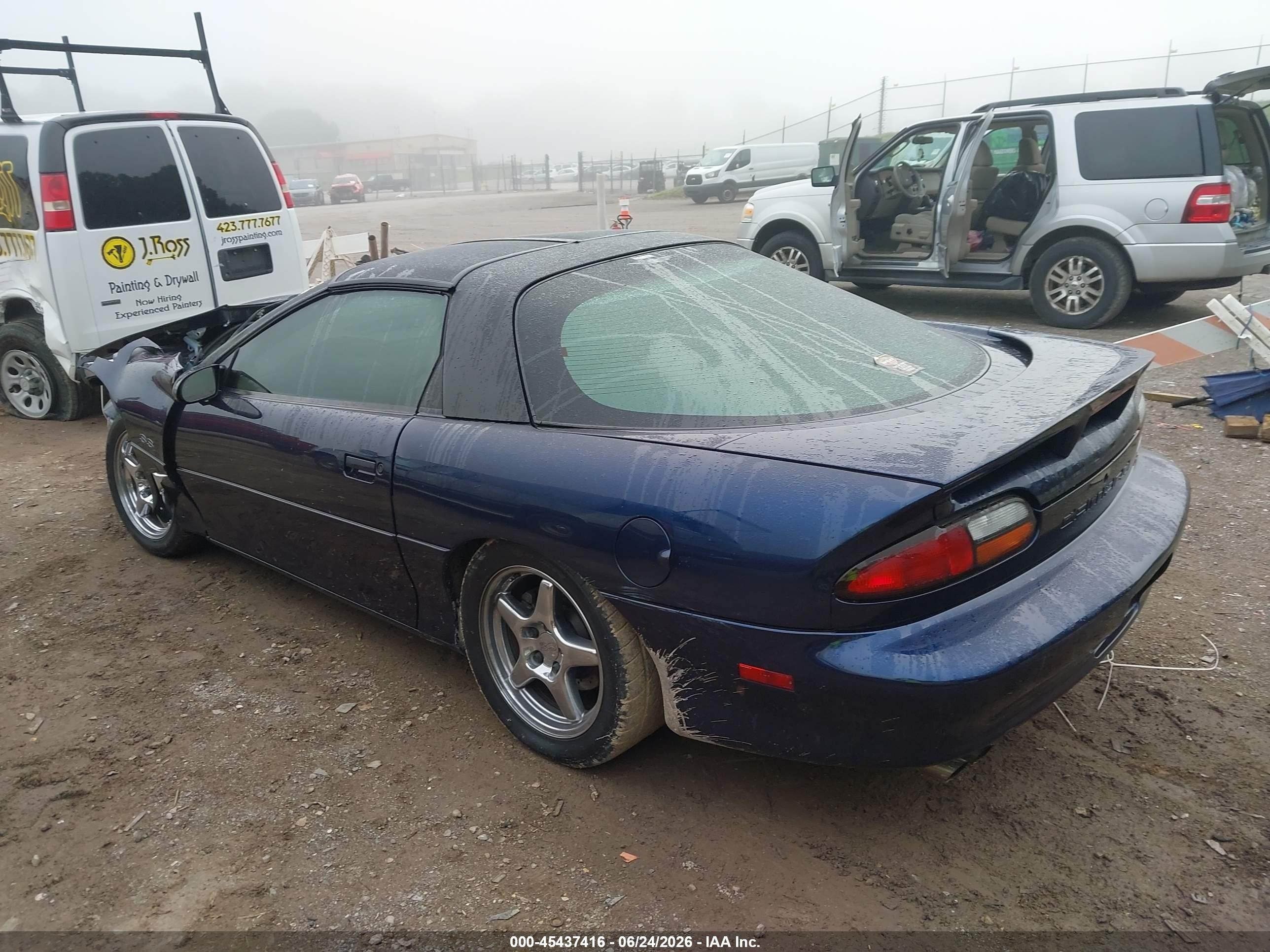 2001 Chevrolet Camaro Z28 Dark Blue vin: 2G1FP22G112117557
