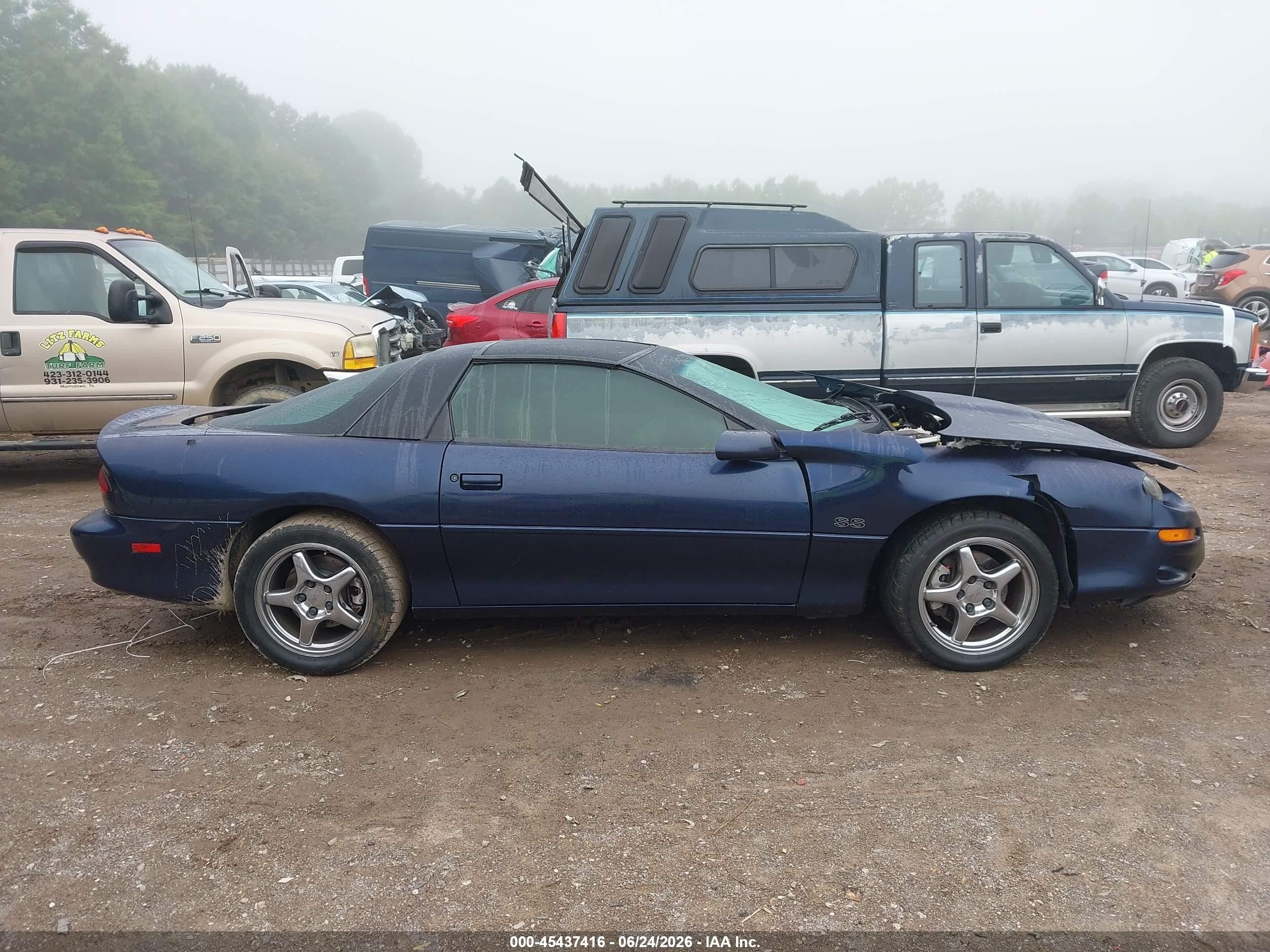 2001 Chevrolet Camaro Z28 Dark Blue vin: 2G1FP22G112117557