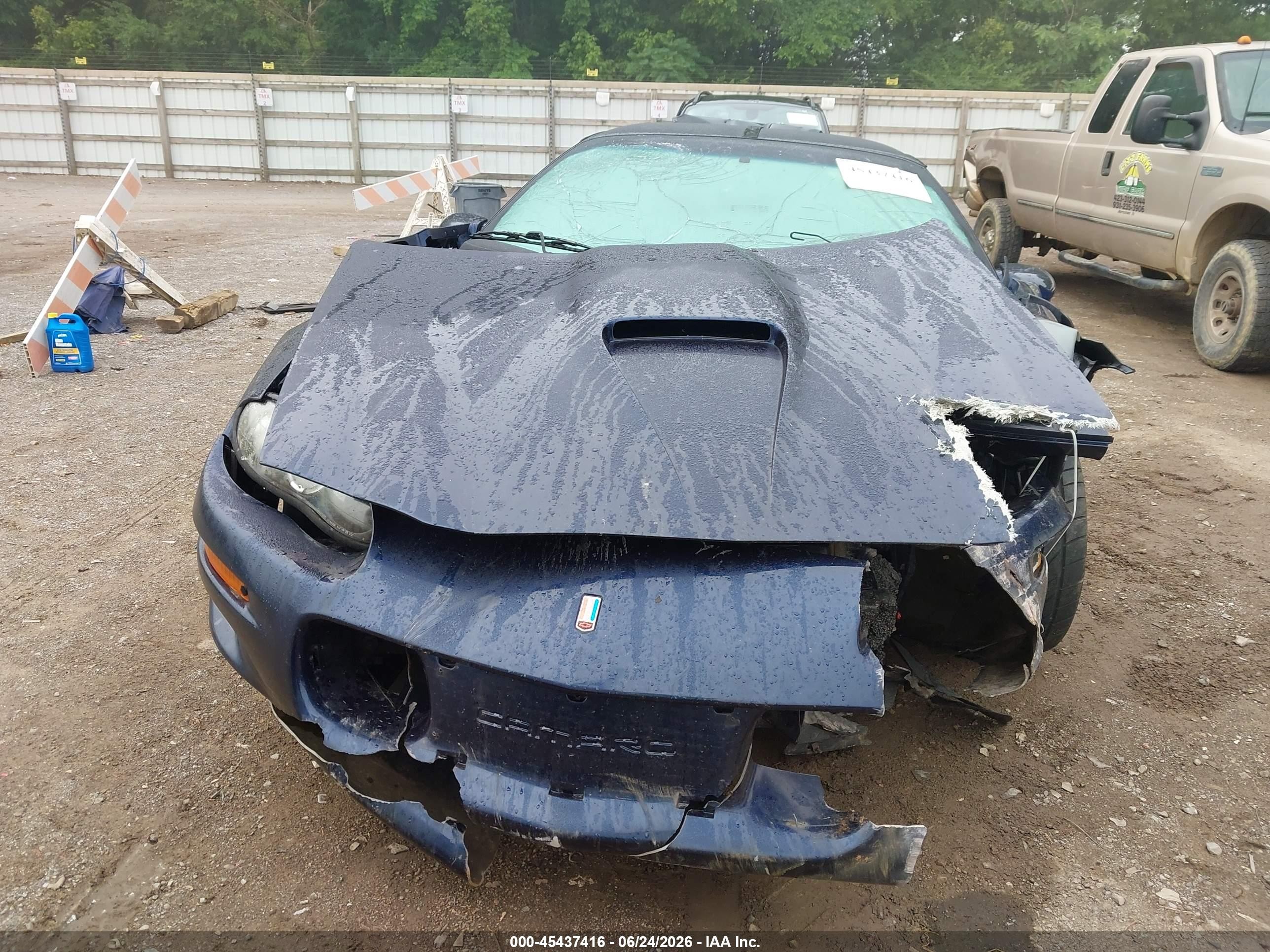 2001 Chevrolet Camaro Z28 Dark Blue vin: 2G1FP22G112117557