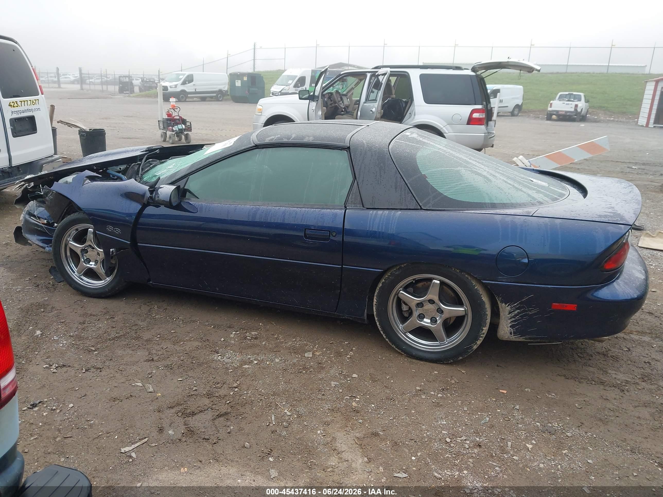 2001 Chevrolet Camaro Z28 Dark Blue vin: 2G1FP22G112117557