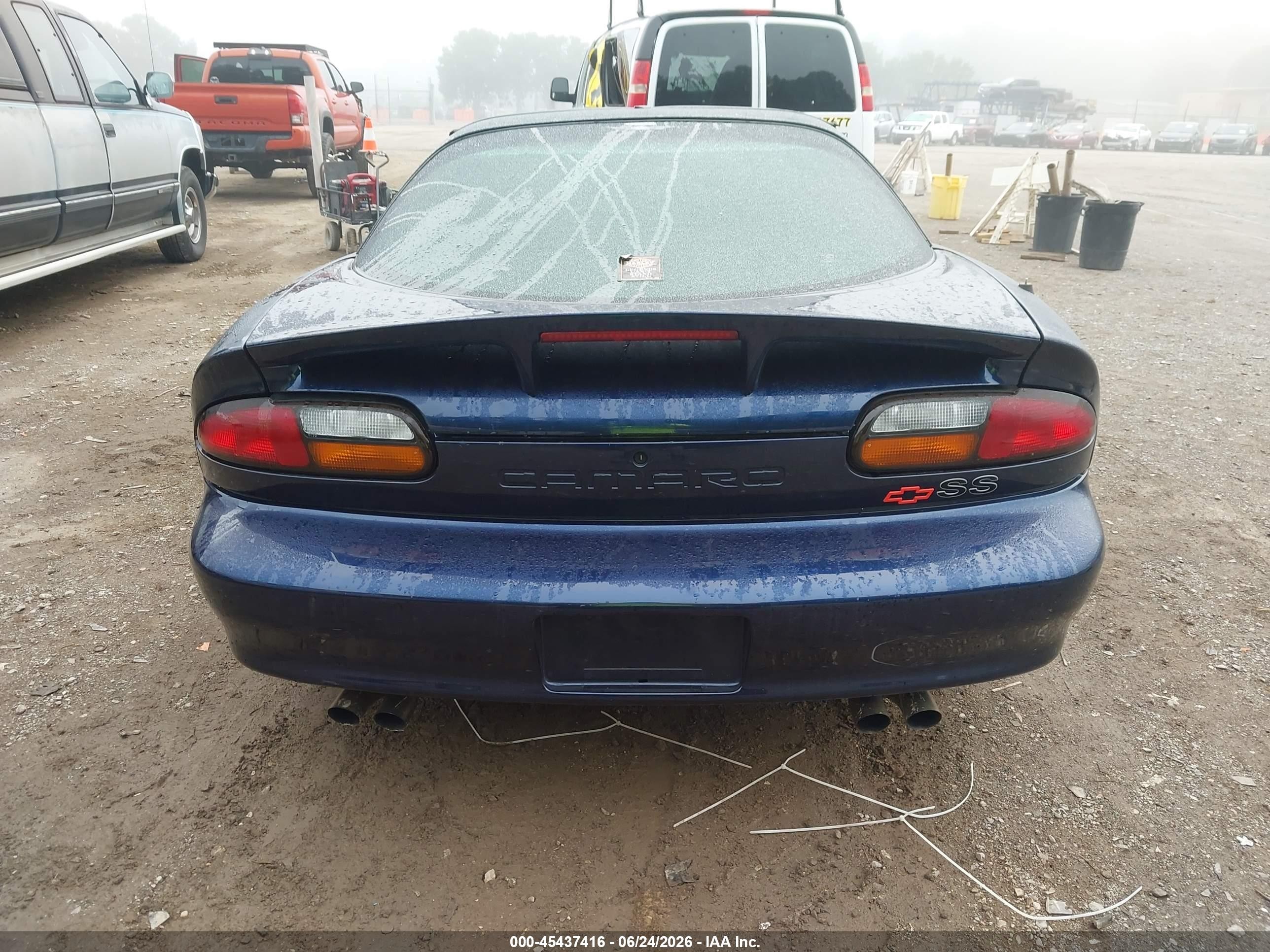 2001 Chevrolet Camaro Z28 Dark Blue vin: 2G1FP22G112117557