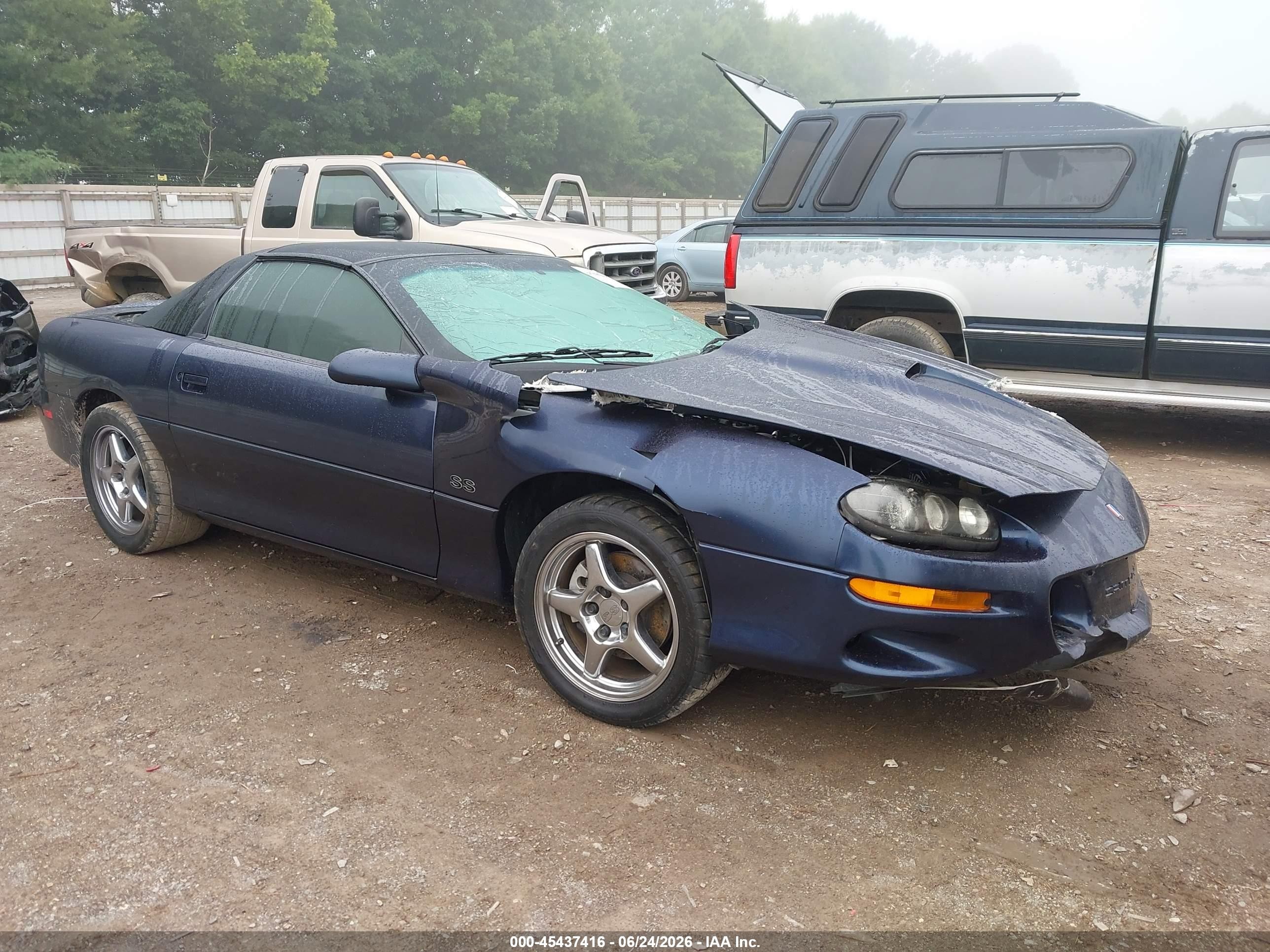 2001 Chevrolet Camaro Z28 Dark Blue vin: 2G1FP22G112117557