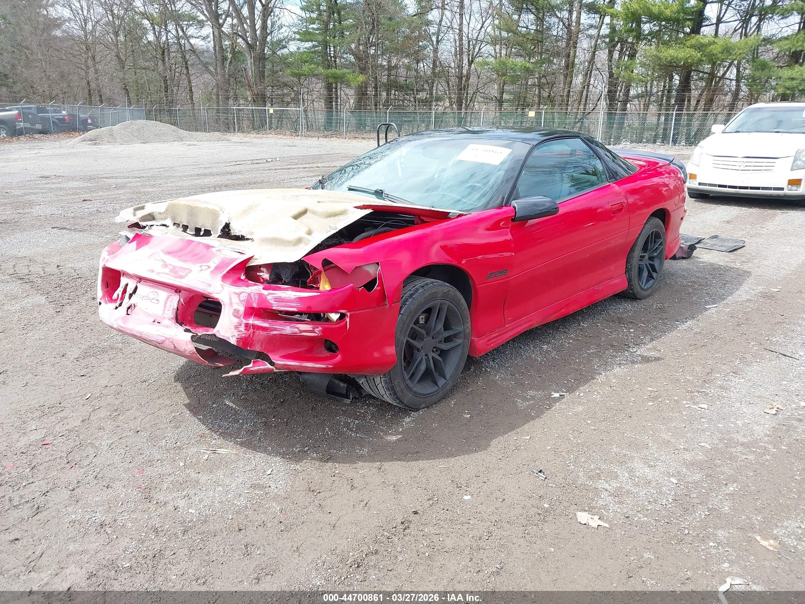 1998 Chevrolet Camaro Z28 Red vin: 2G1FP22G1W2153482