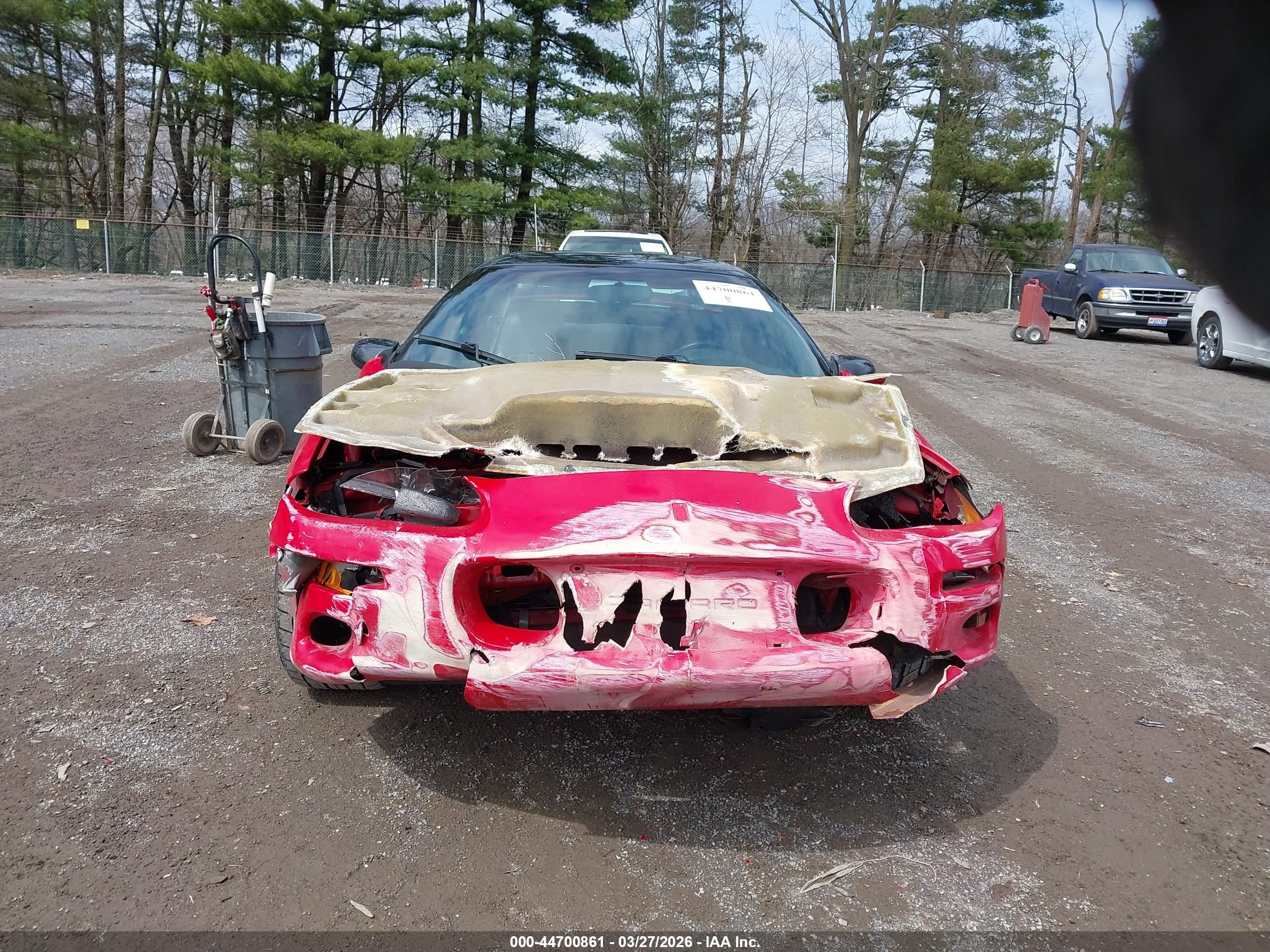 1998 Chevrolet Camaro Z28 Red vin: 2G1FP22G1W2153482
