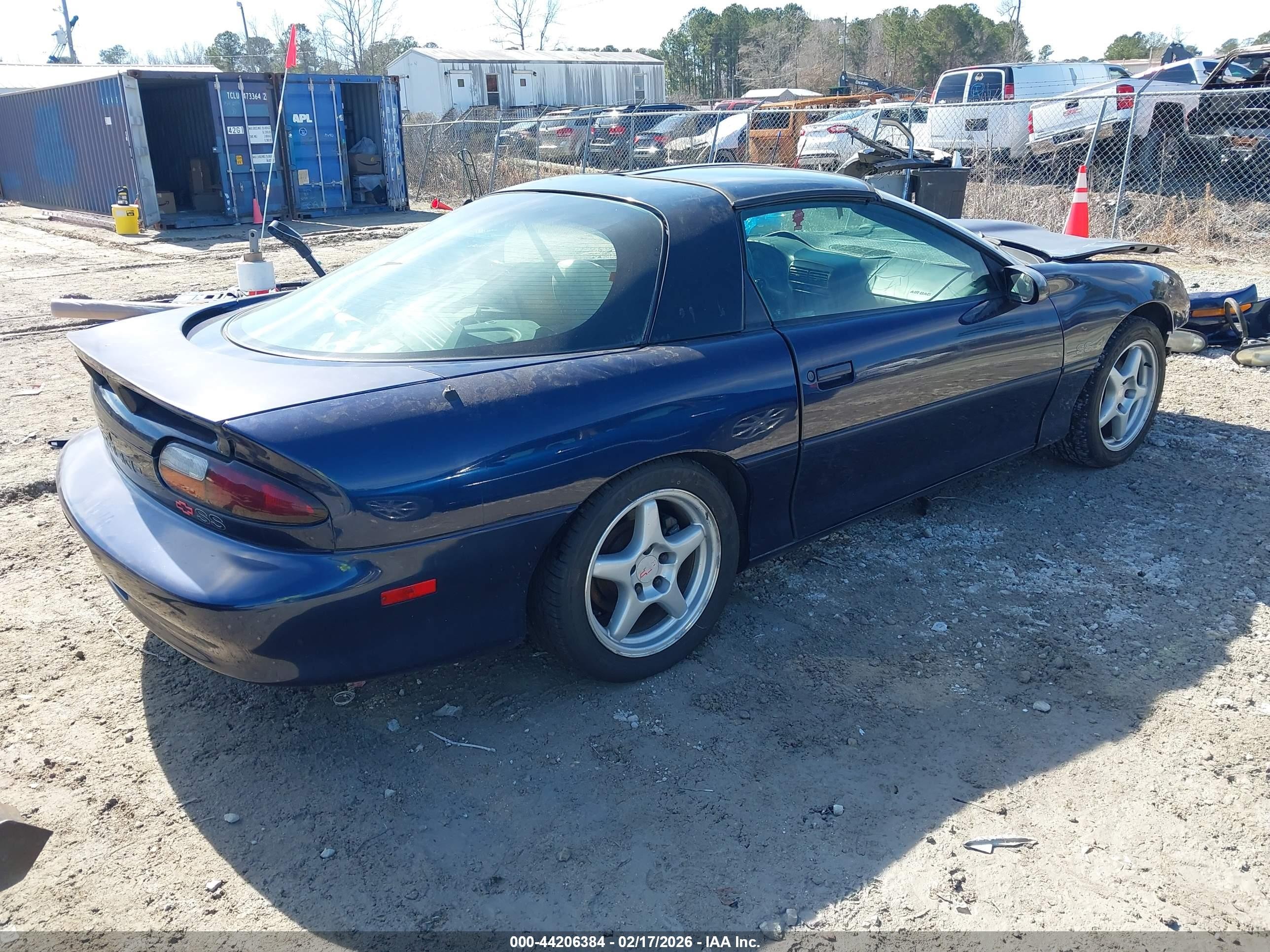 1998 Chevrolet Camaro Z28 Blue vin: 2G1FP22G2W2133984