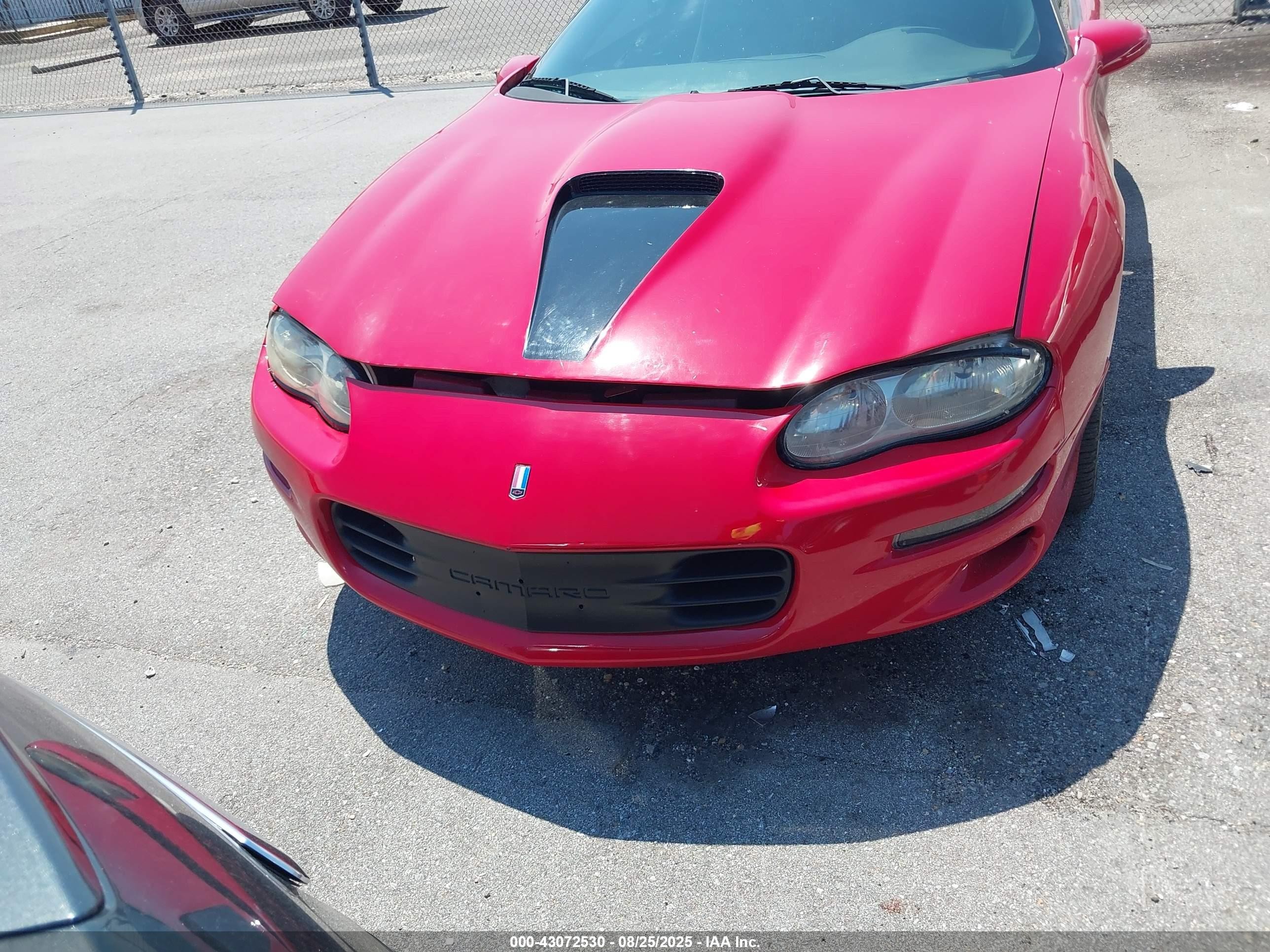 1998 Chevrolet Camaro Z28 Red vin: 2G1FP22G2W2153667