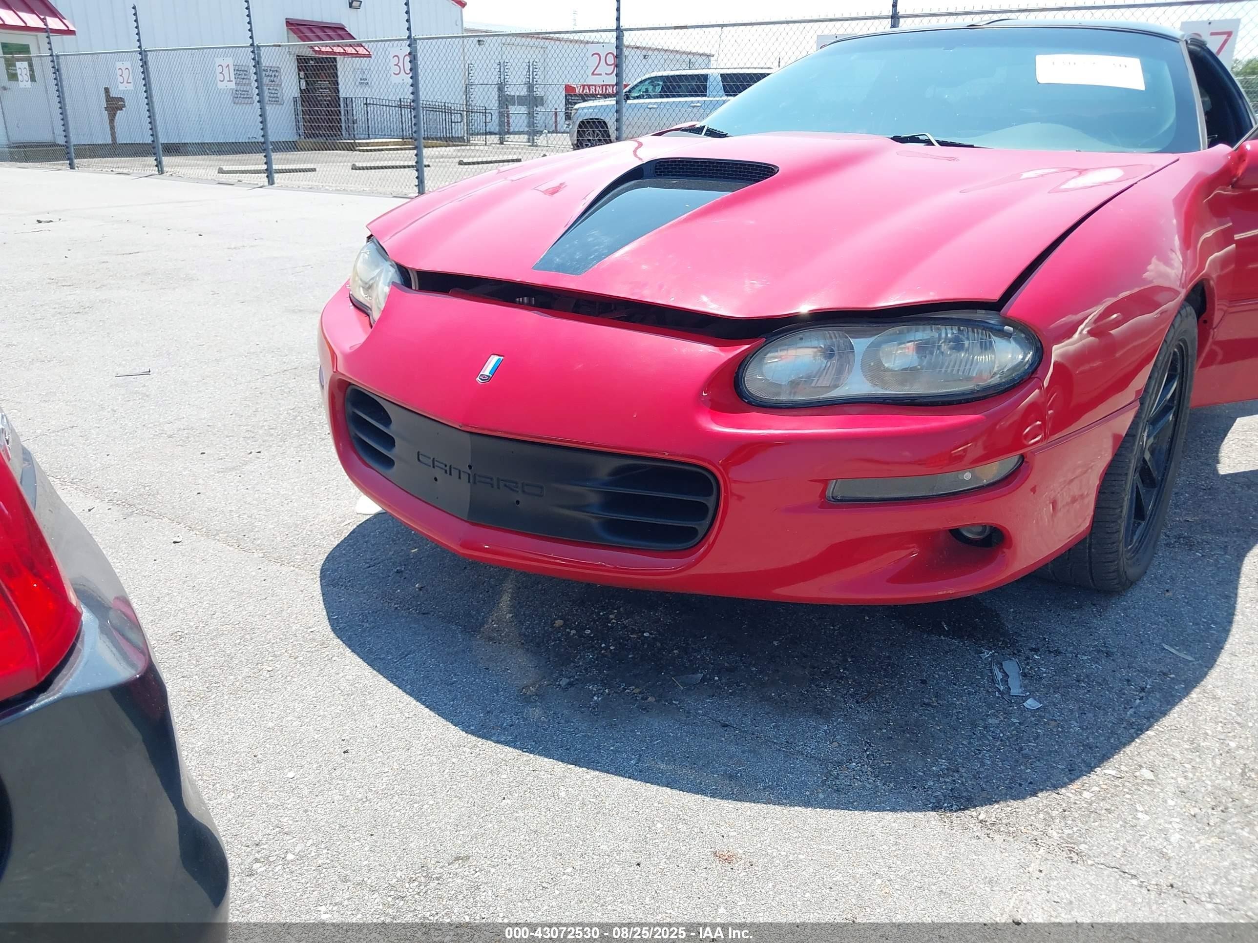 1998 Chevrolet Camaro Z28 Red vin: 2G1FP22G2W2153667